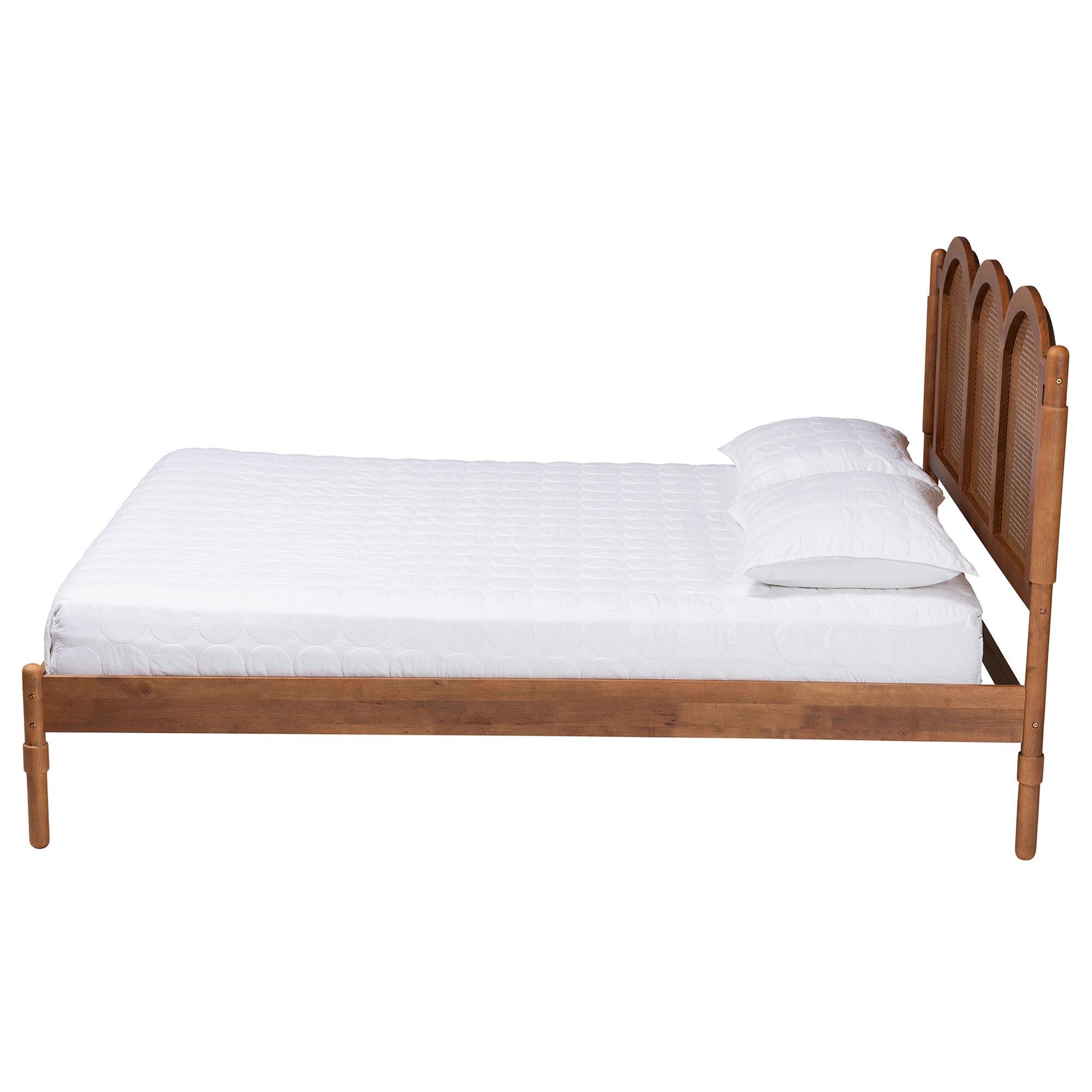 Baxton Studio Thatcher Queen Panel Platform Bed, , large