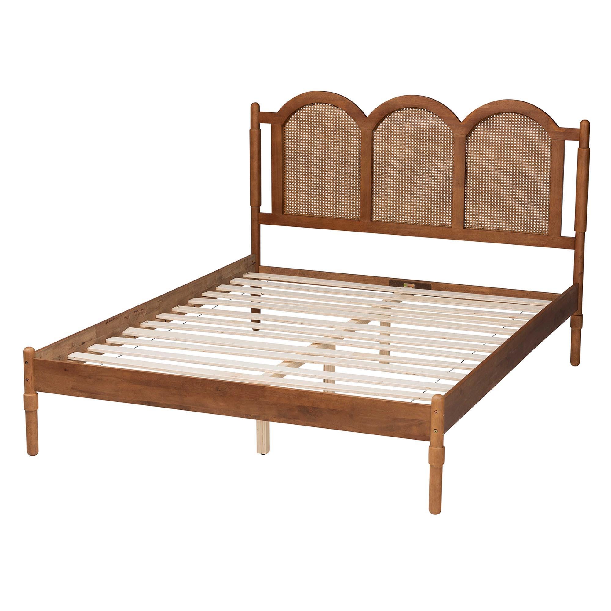 Baxton Studio Thatcher Queen Panel Platform Bed, , large