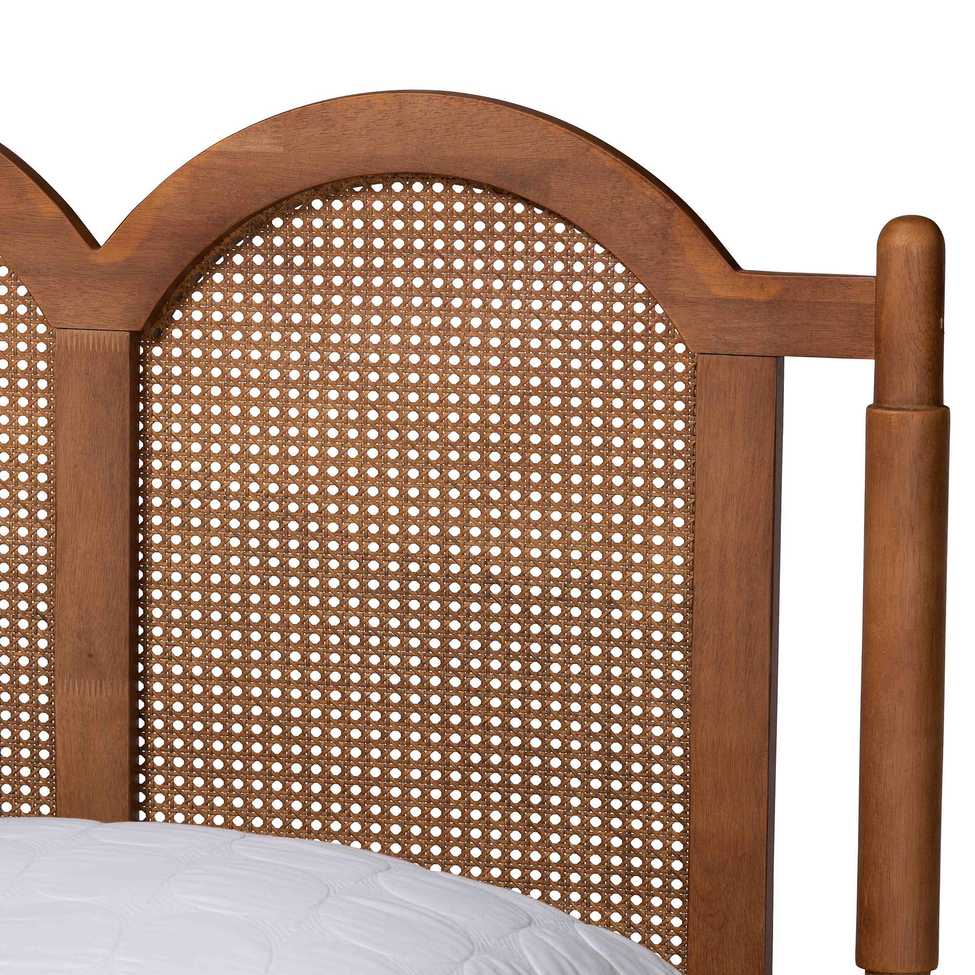 Baxton Studio Thatcher Queen Panel Platform Bed, , large