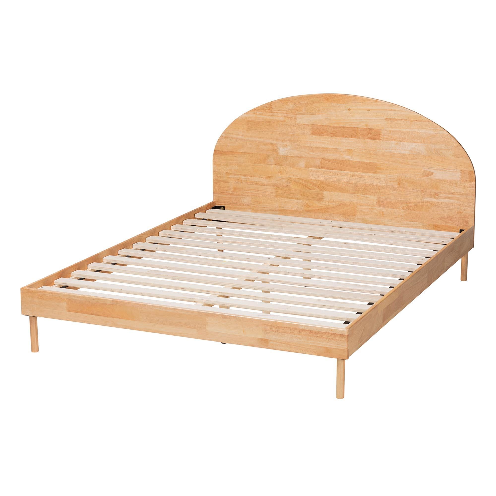 Baxton Studio Denton Queen Panel Platform Bed, , large