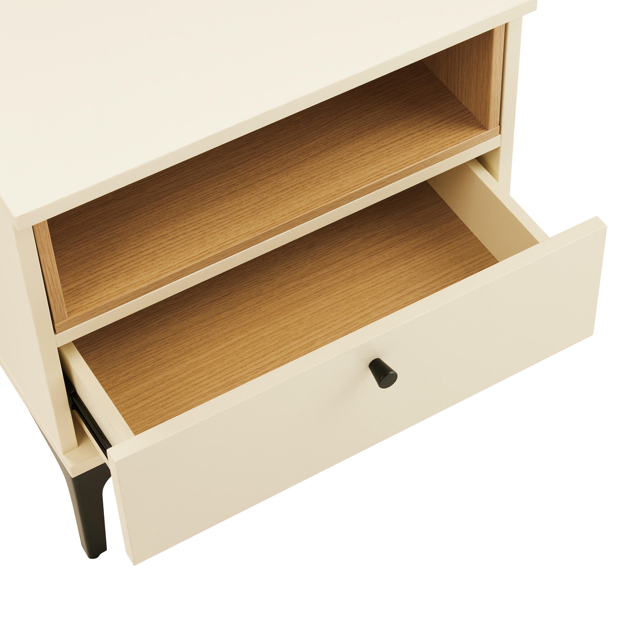 Manhattan Comfort Amara 20" 1 Drawer Nightstand (Set of 2), , large