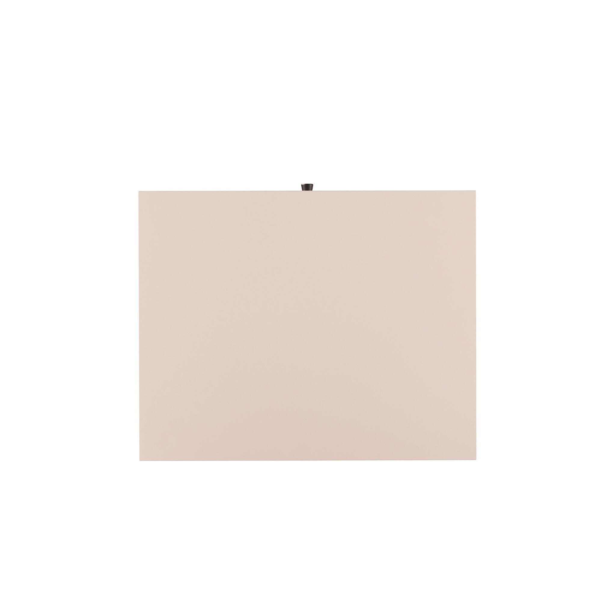 Manhattan Comfort Amara 20" 1 Drawer Nightstand (Set of 2), Pale Rose/White, large