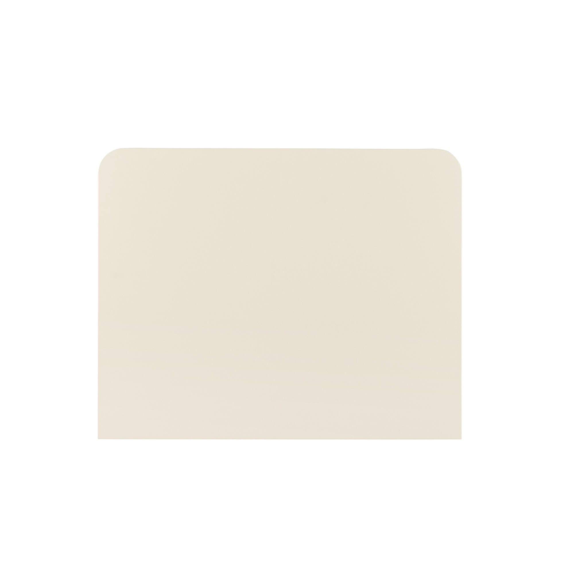 Manhattan Comfort Ella 20" 1 Drawer Nightstand (Set of 2), Cream, large