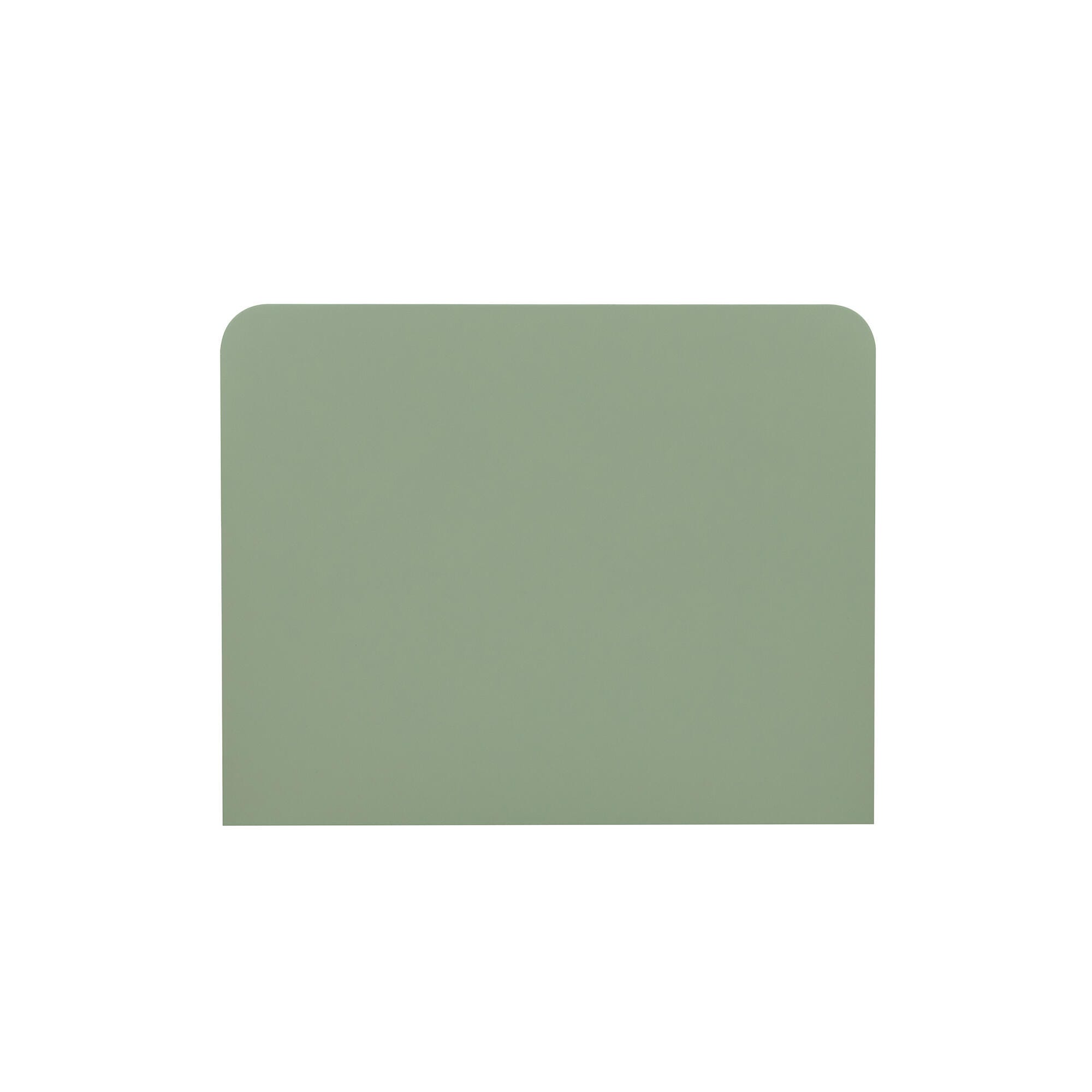 Manhattan Comfort Ella 20" 1 Drawer Nightstand (Set of 2), Sage Green, large