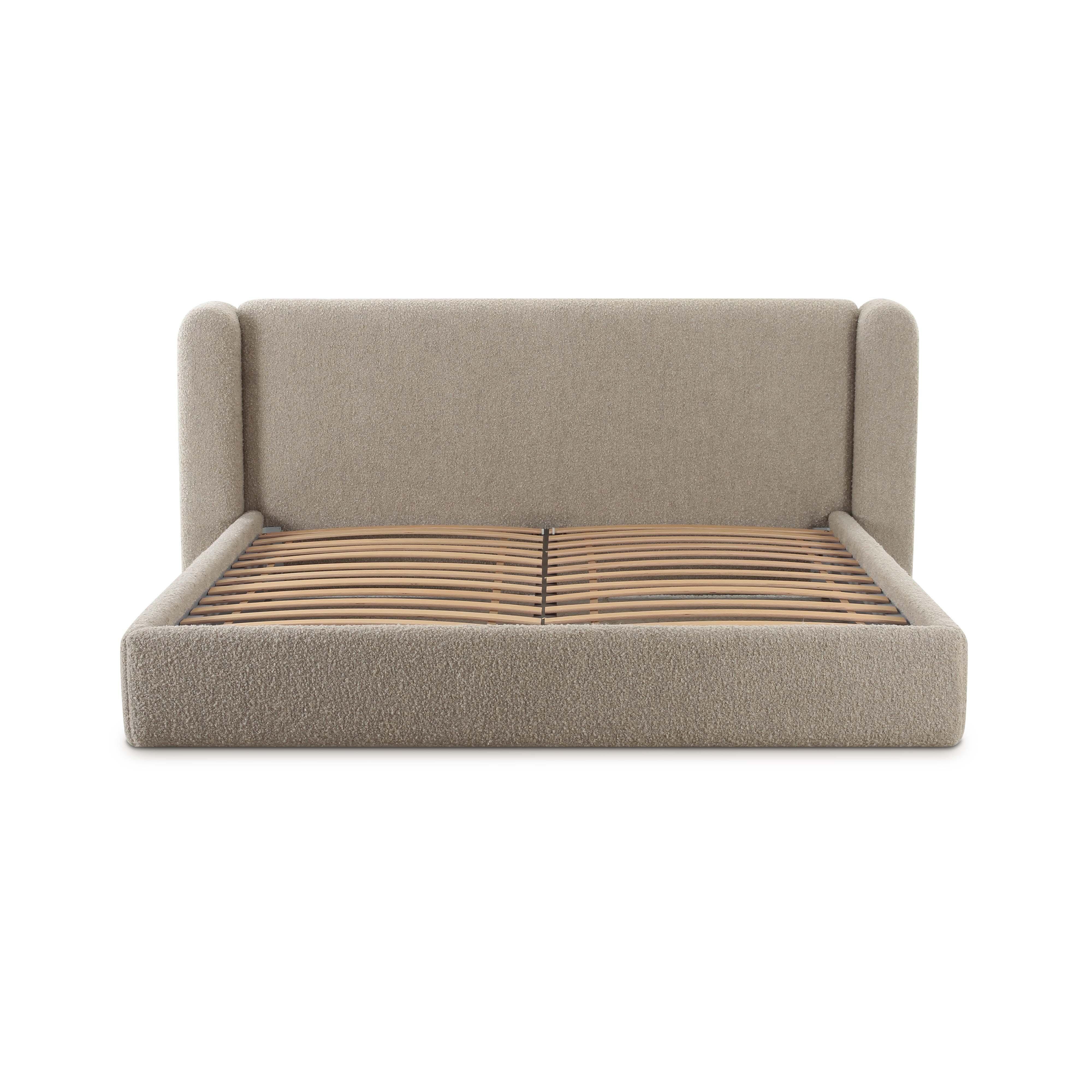TOV Furniture Babette Queen Panel Bed, Tan, large