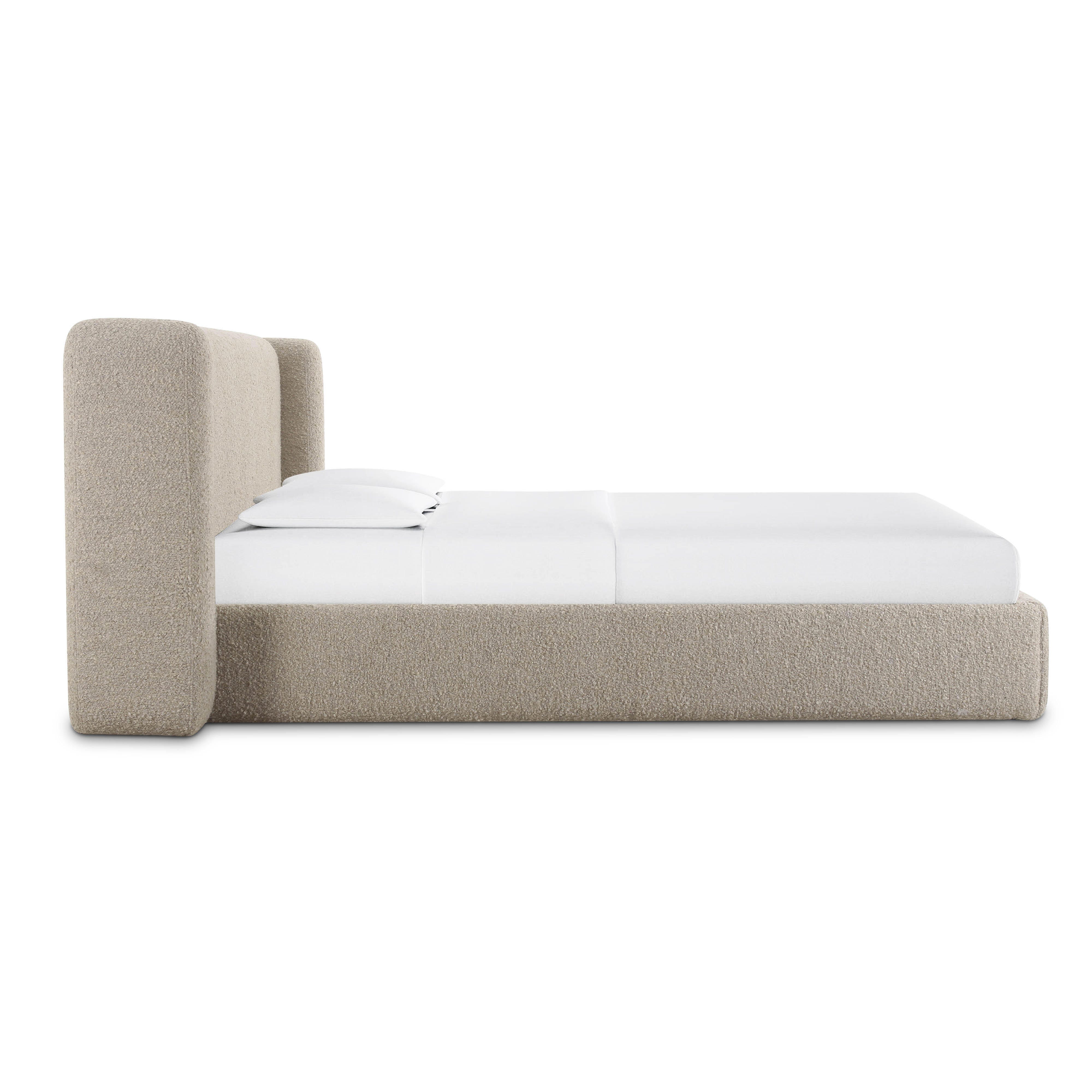 TOV Furniture Babette King Panel Bed, Tan, large