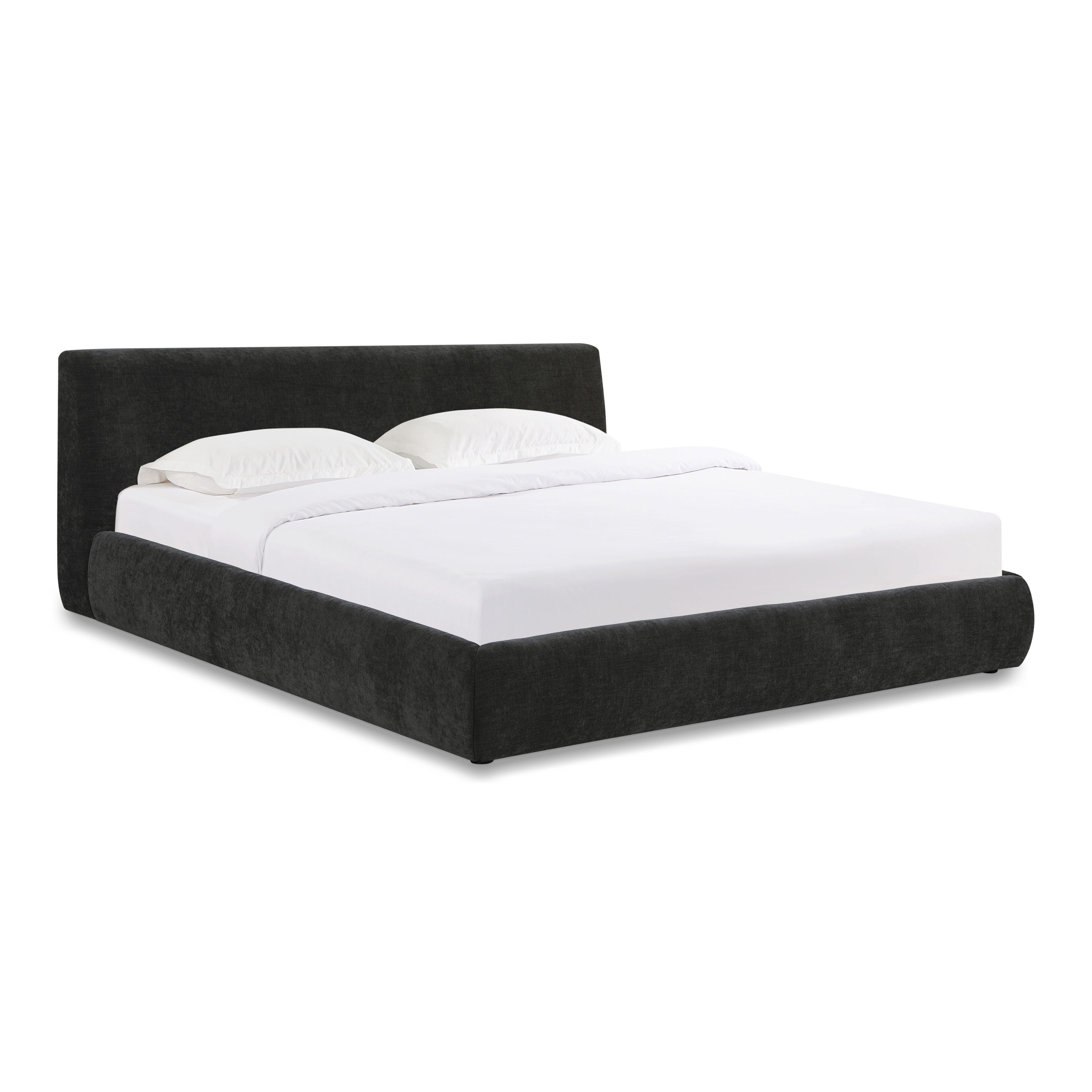 TOV Furniture Isla Queen Panel Bed, Black, large