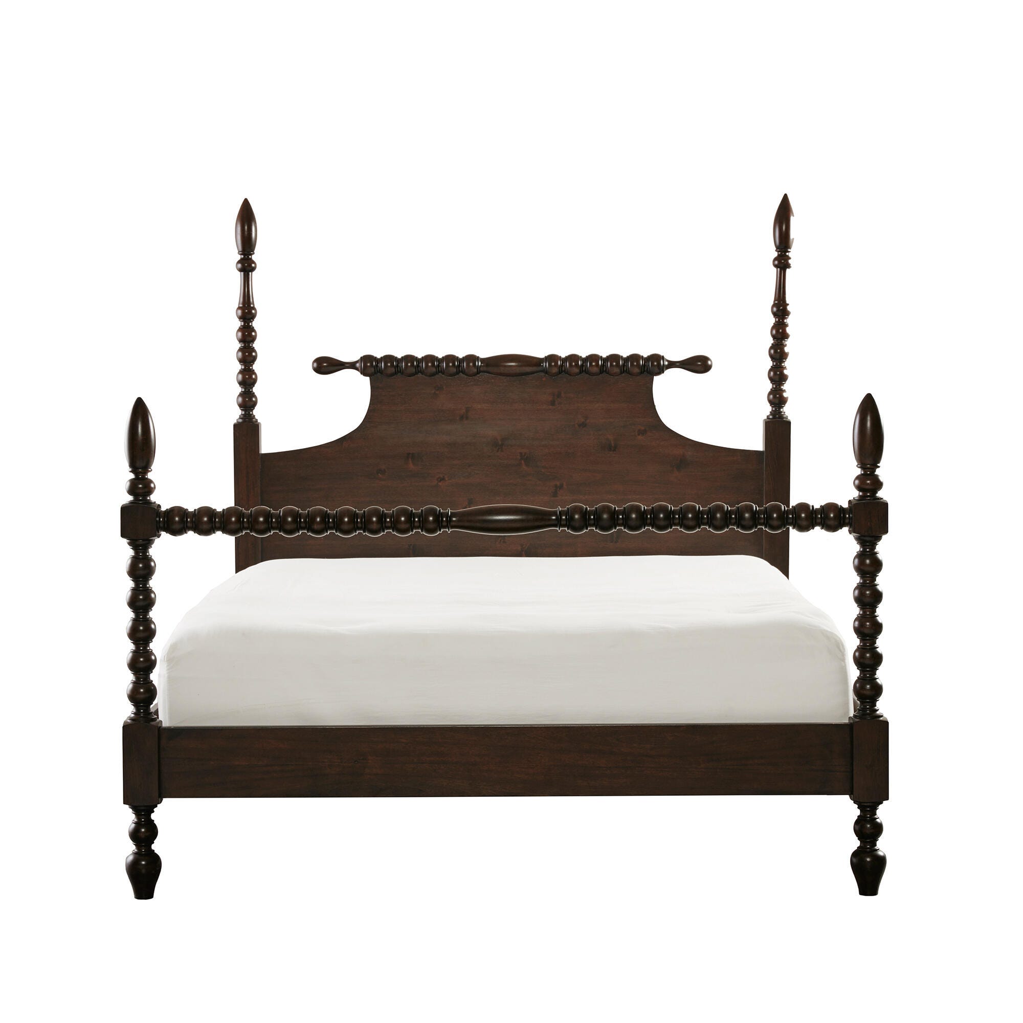 Madison Park Signature Rolling Pin Queen Bed, Morocco Brown, large