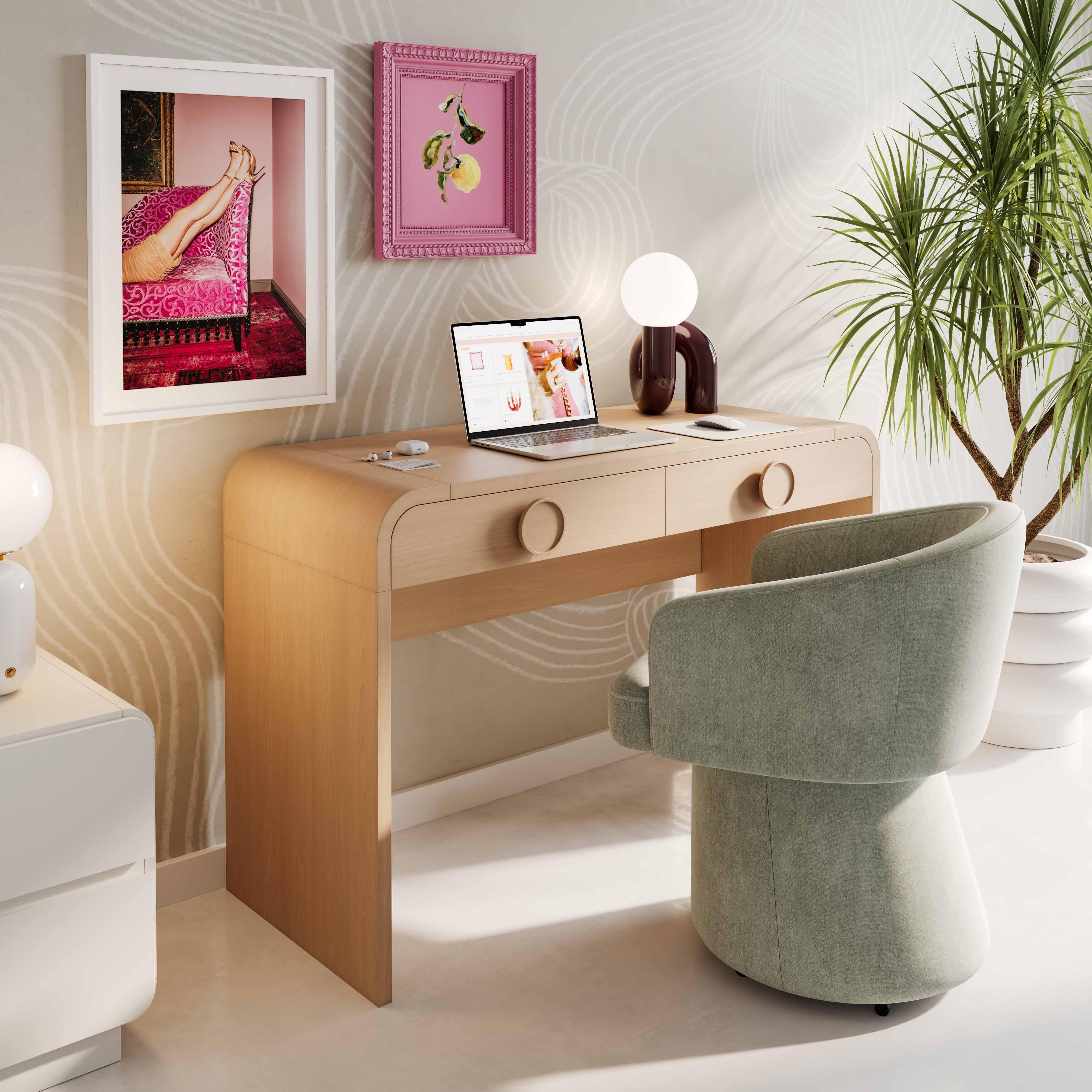Tov Furniture Moonrise 2 Drawer Vanity Desk, , large