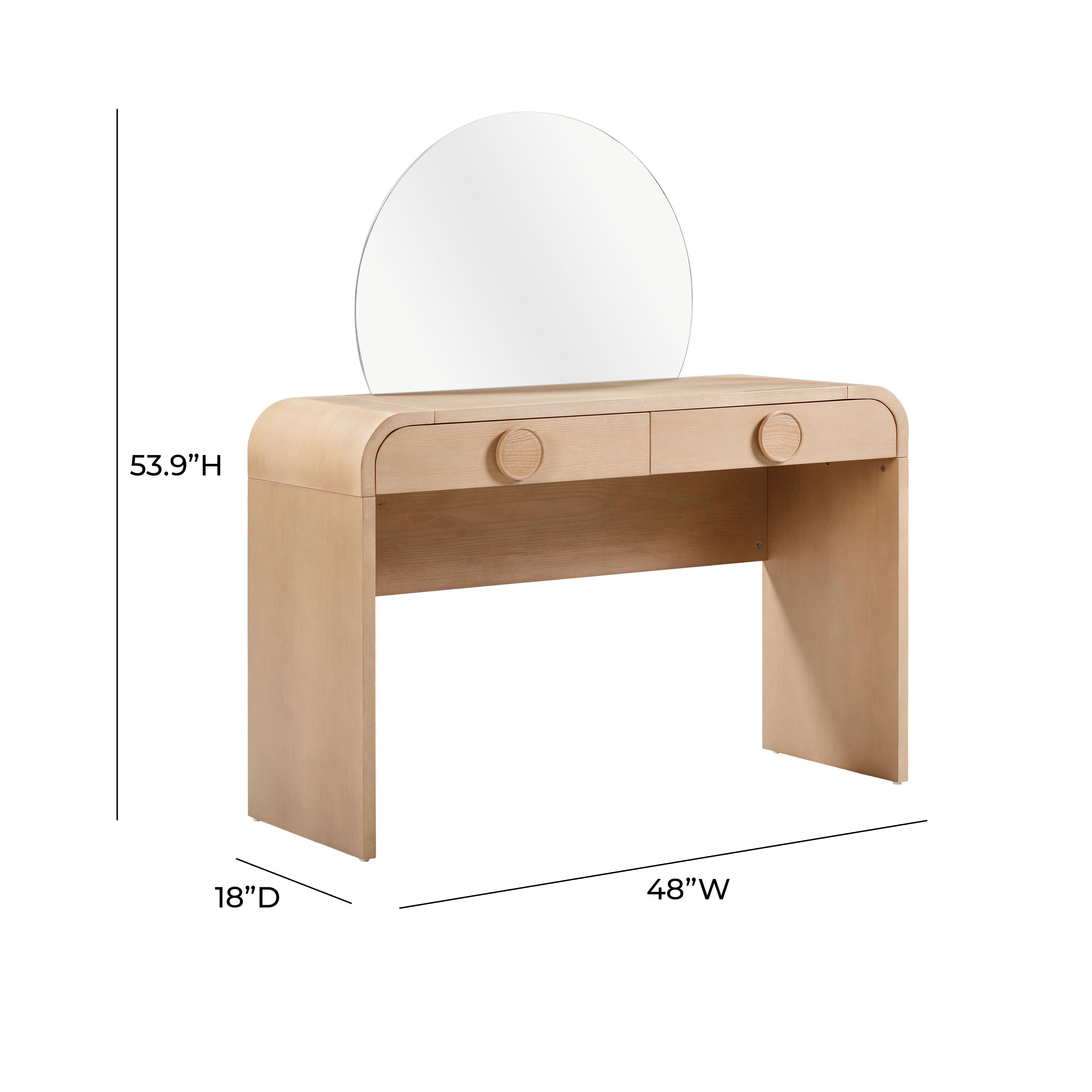 Tov Furniture Moonrise 2 Drawer Vanity Desk, , large