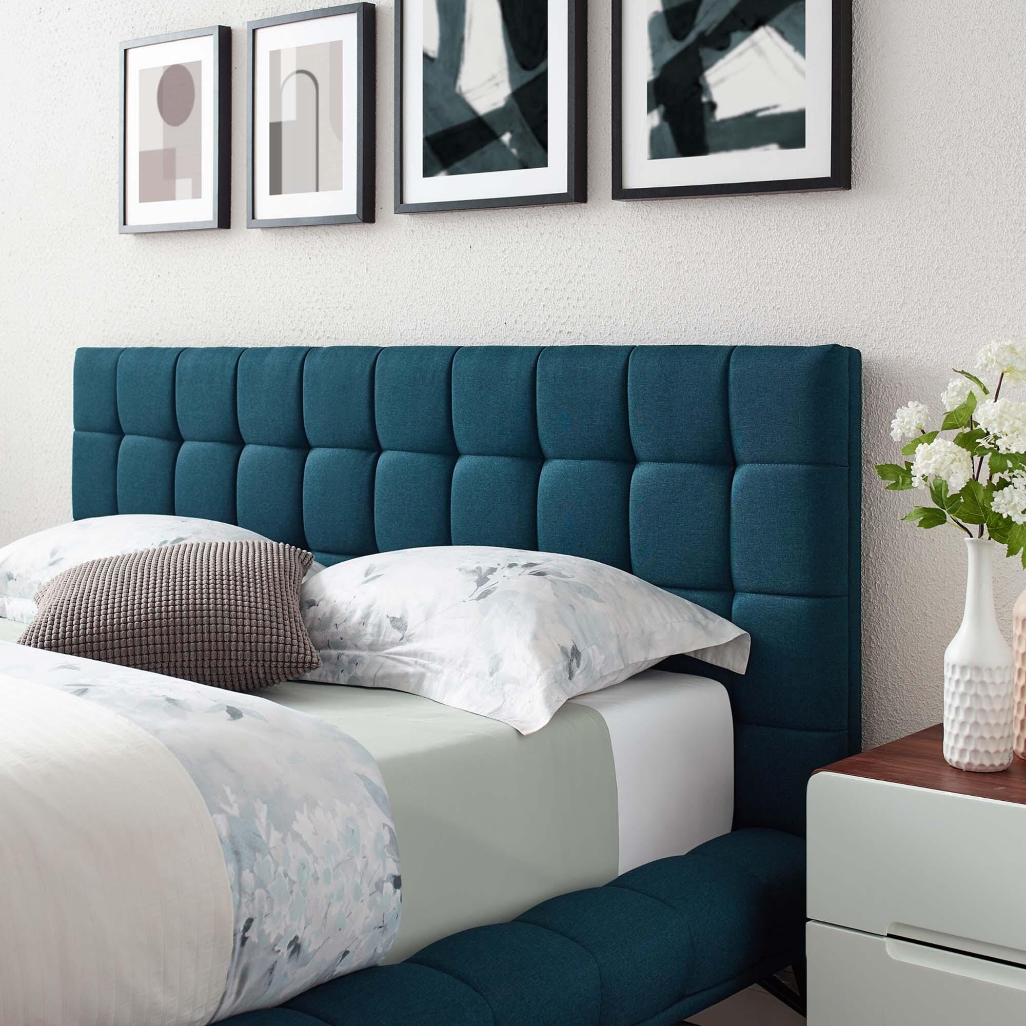 Modway Julia Queen Platform Bed, Blue, large
