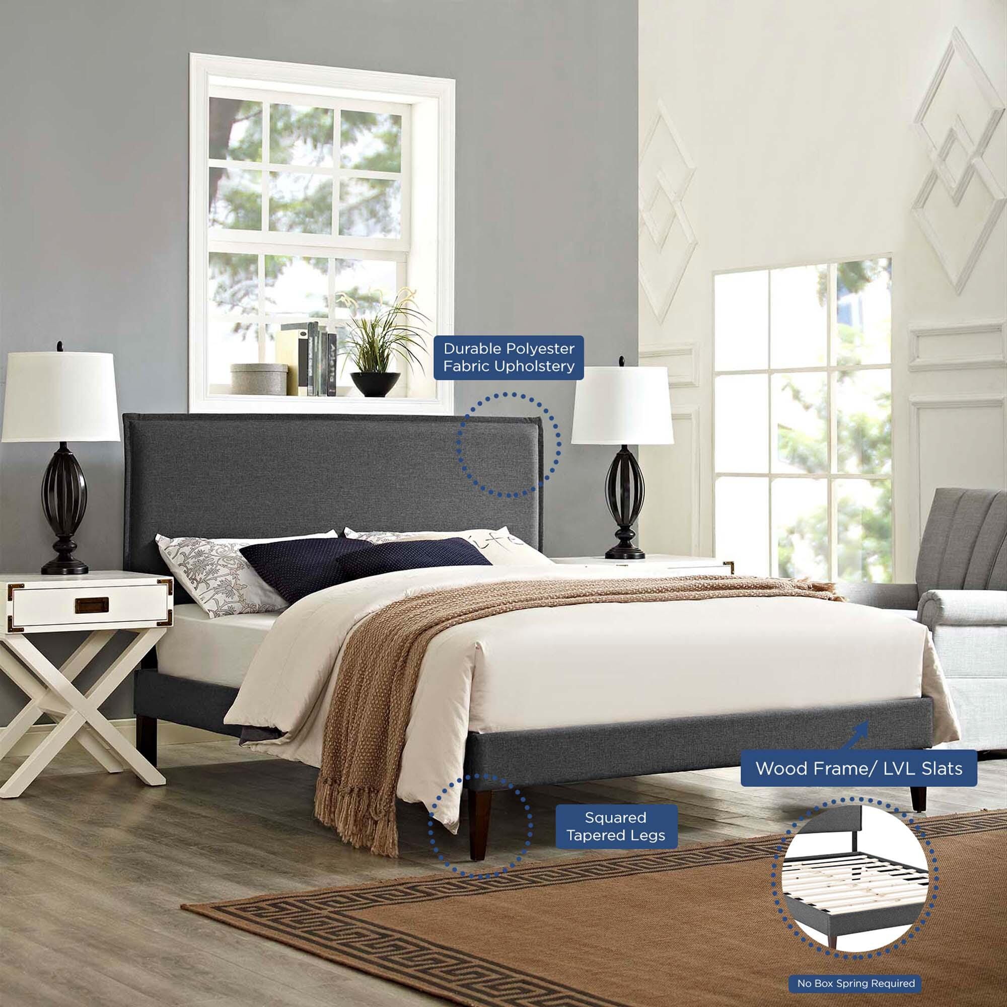 Modway Amaris Full Platform Bed with Tapered Legs, , large