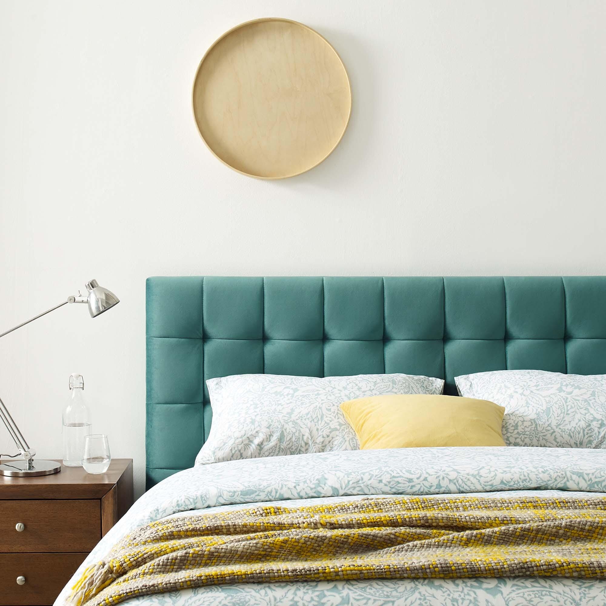 Modway Julia Queen Platform Bed, Teal, large
