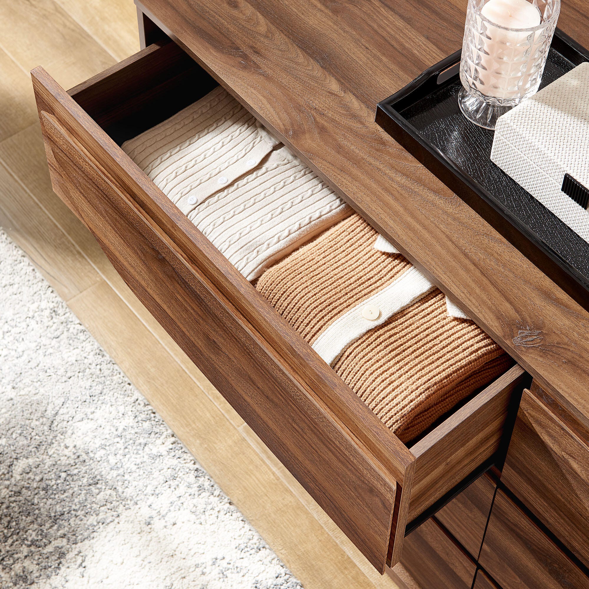 Modway Bulwark 57" 6 Drawer Dresser, , large