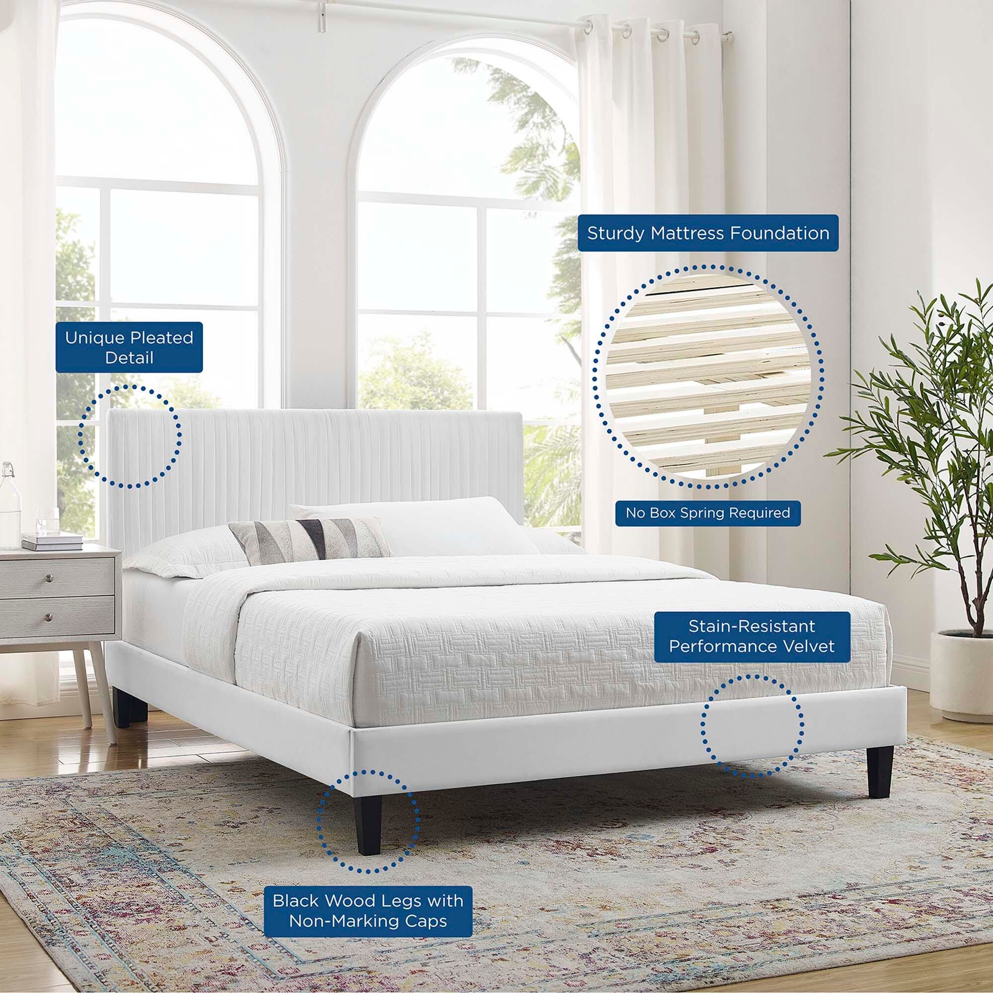 Modway Peyton Full Platform Bed, , large