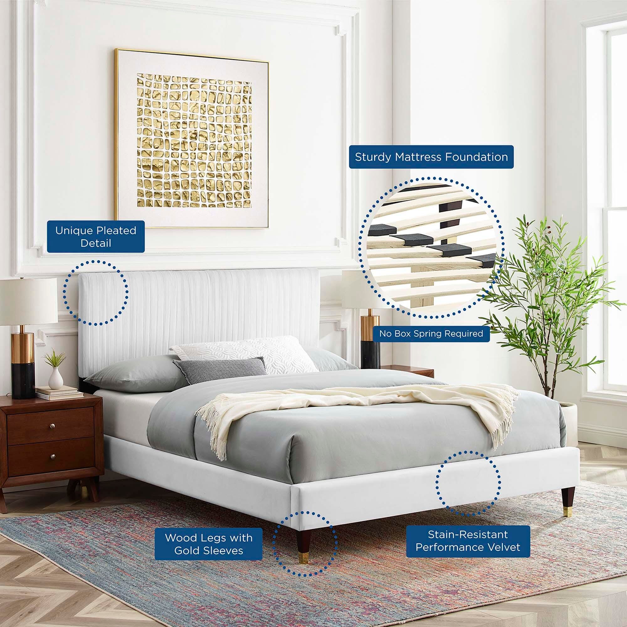 Modway Peyton Full Platform Bed, , large
