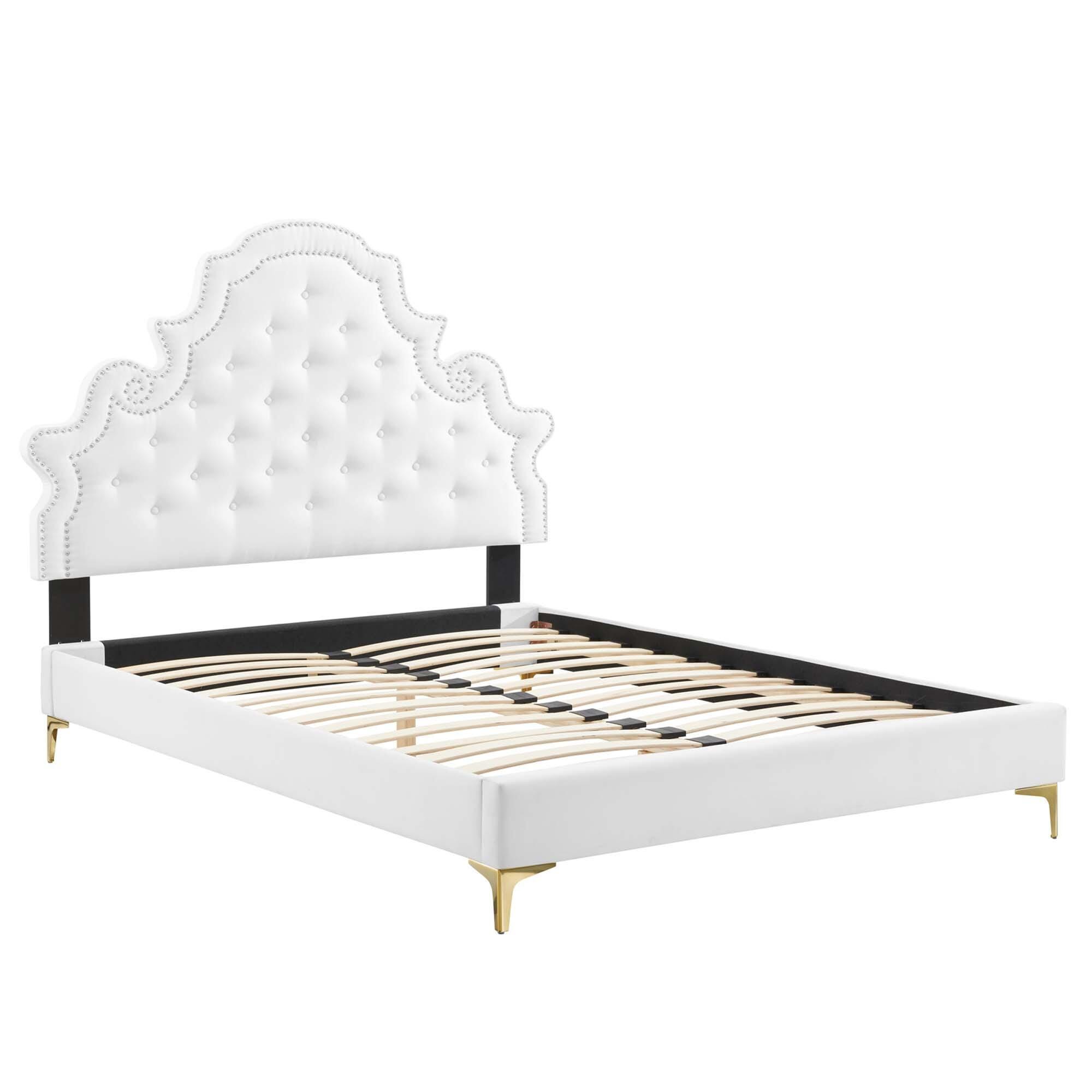 Modway Gwyneth Tufted Twin Platform Bed, , large