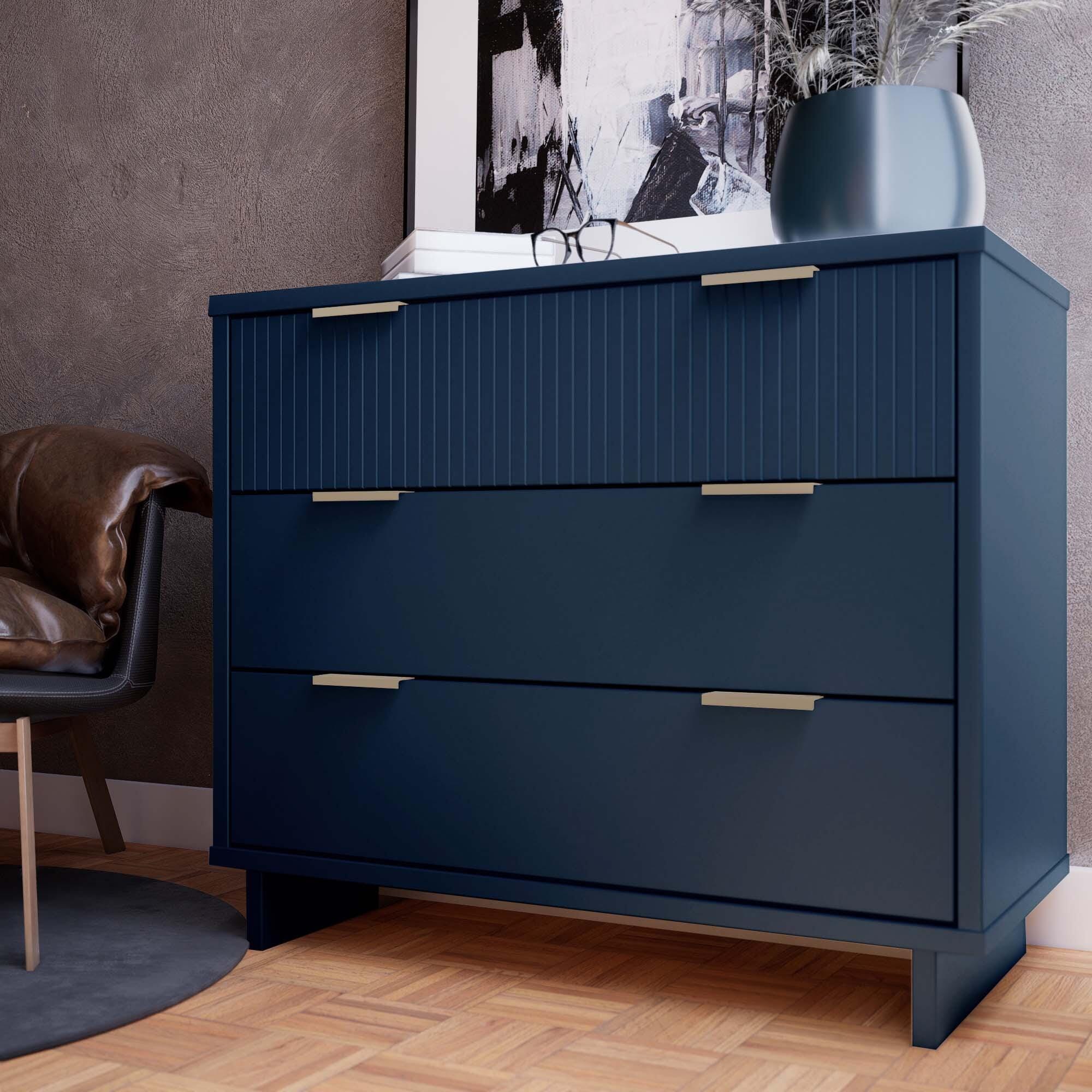 ashley furniture blue dresser Landocken - Brown / Blue