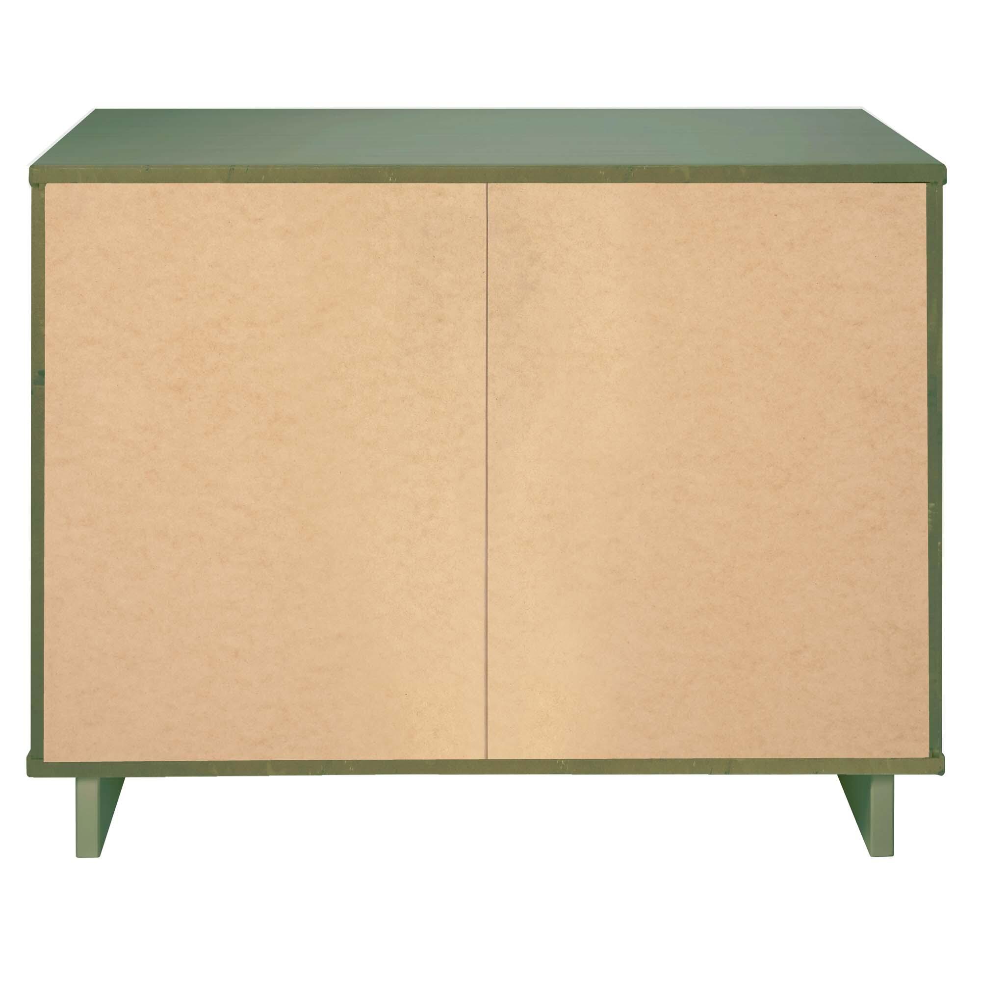Manhattan Comfort Standard 38" 3 Drawer Dresser, Sage Green, large