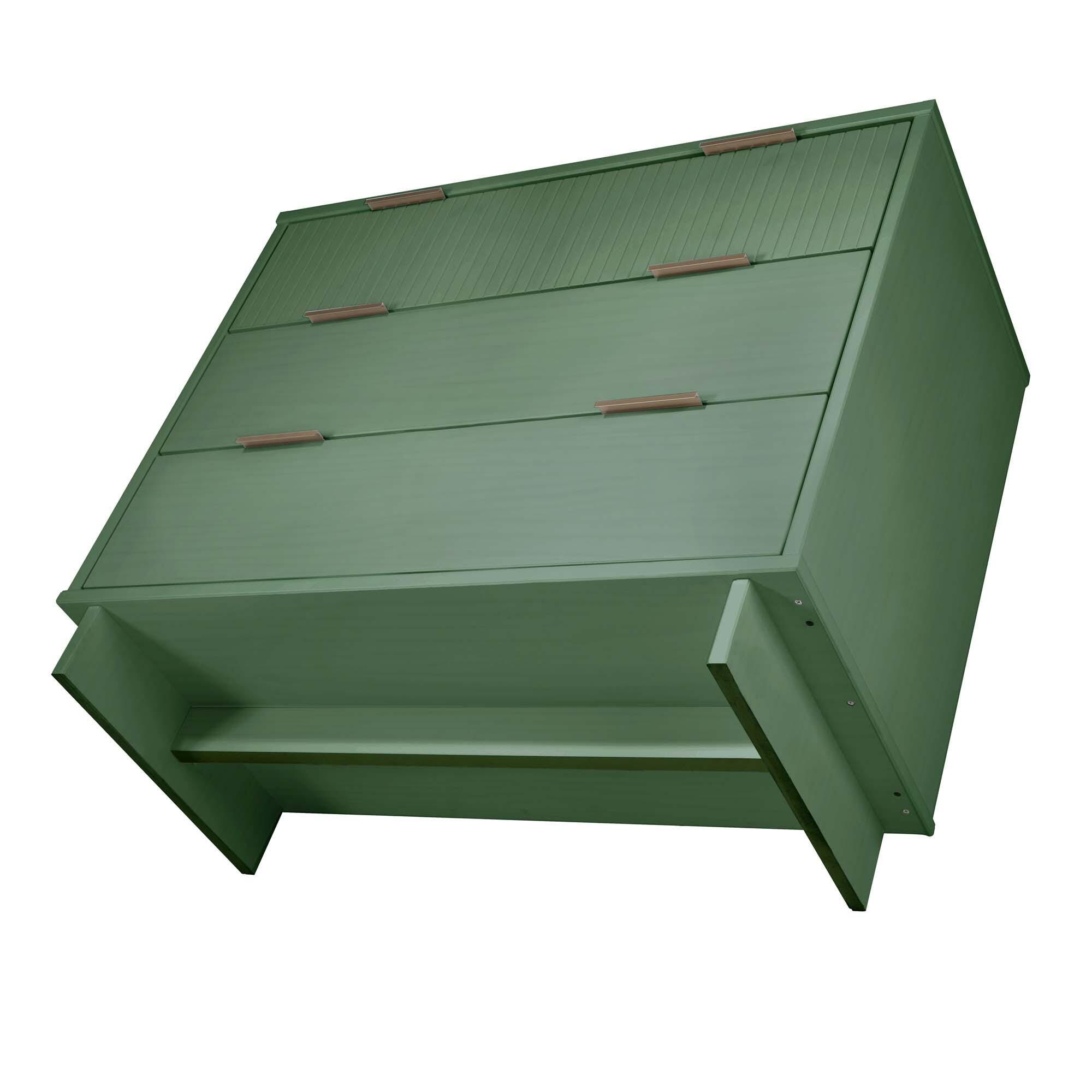 sage green 3 drawer dresser Nora 3-Drawer Chest, Green