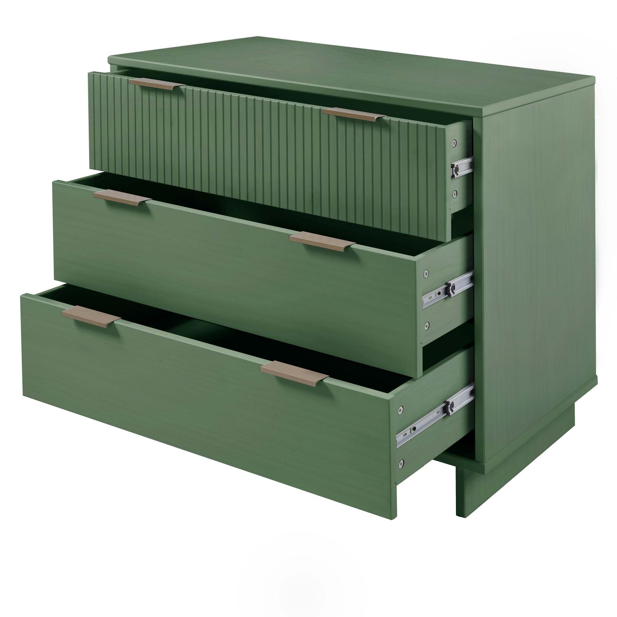 Manhattan Comfort Standard 38" 3 Drawer Dresser | Ashley