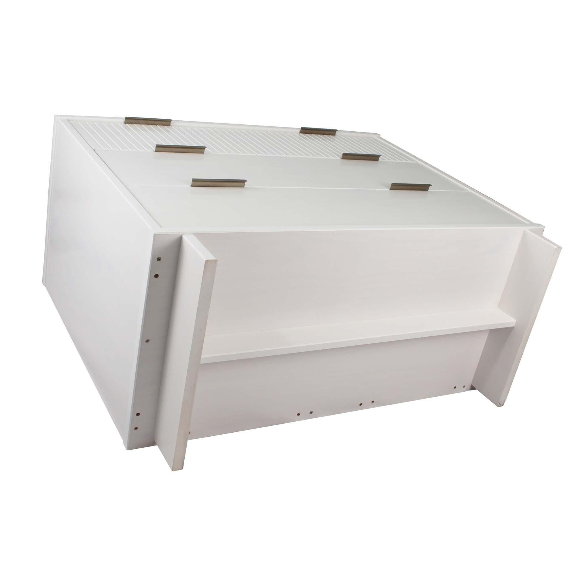 Manhattan Comfort Standard 38" 3 Drawer Dresser, White, large
