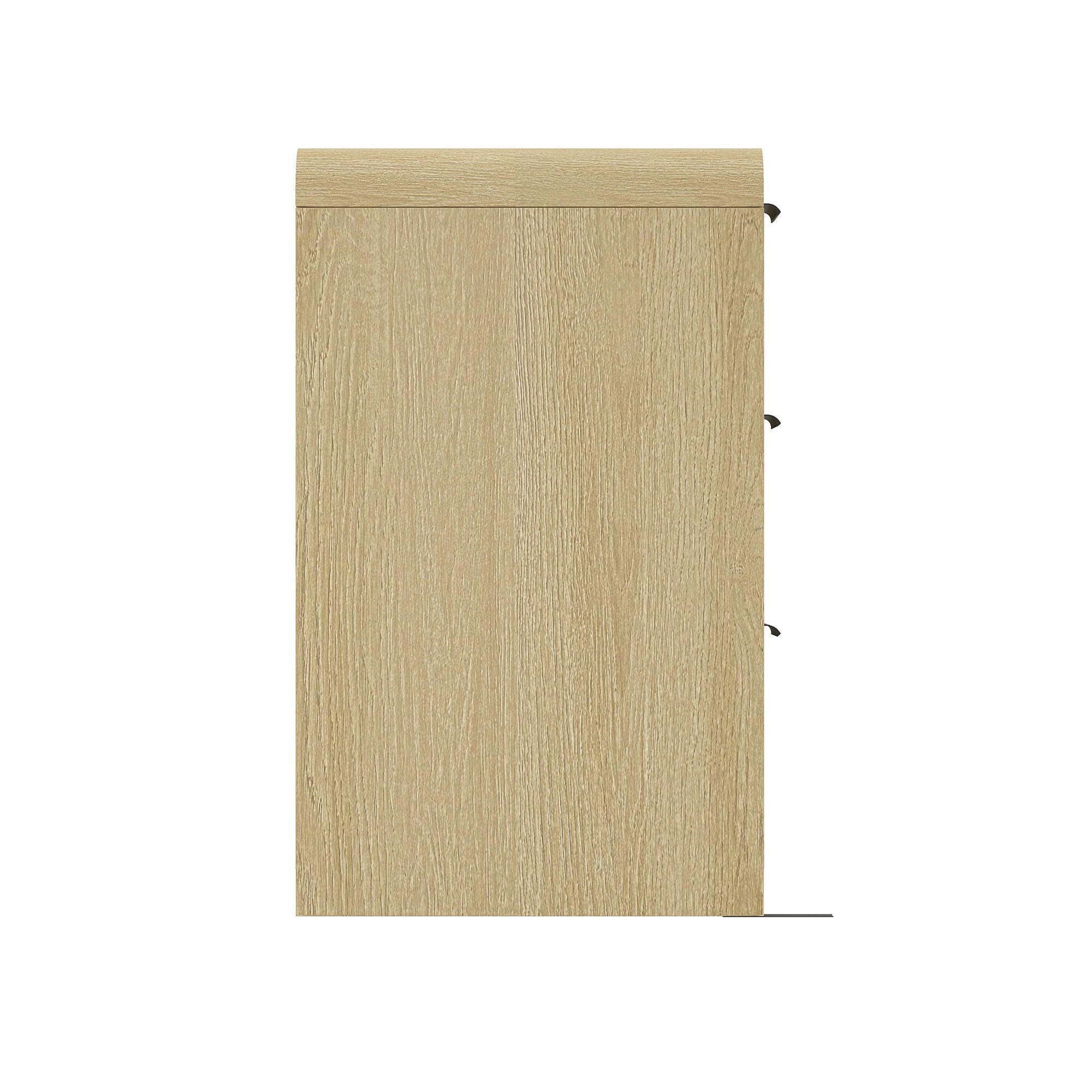 Manhattan Comfort Grace 60" 6 Drawers Double Dresser, Natural/Black, large