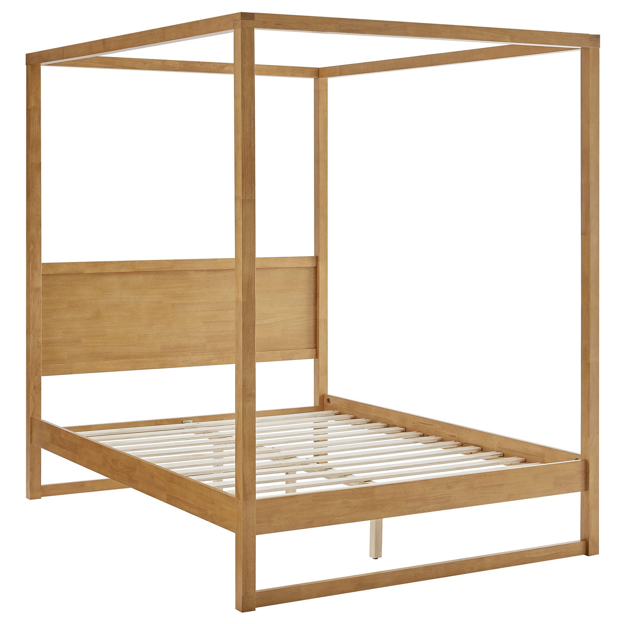 Modway Alva Queen Platform Bed, Oak, large