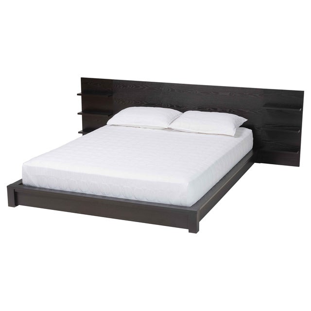 Baxton Studio Elina Queen Platform Bed With Storage