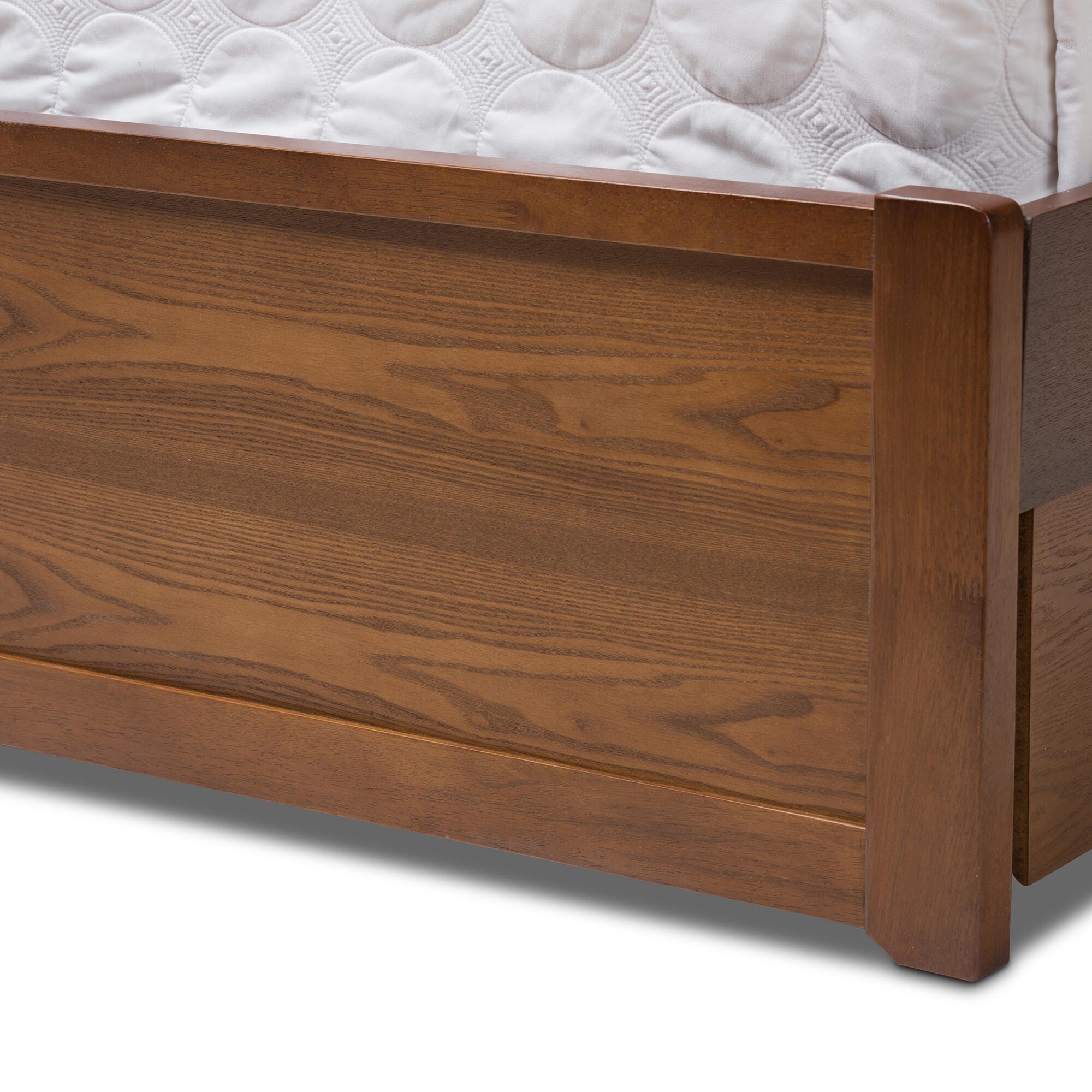 Baxton Studio Raurey Queen Platform Bed With Storage, , large