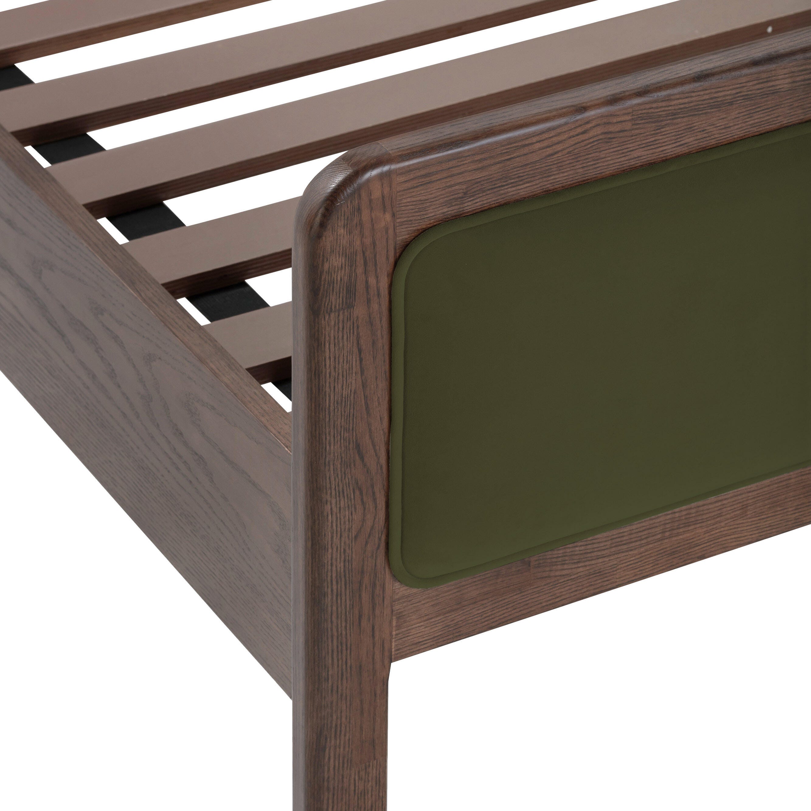 TOV Furniture Hella King Panel Bed, Forest Green, large