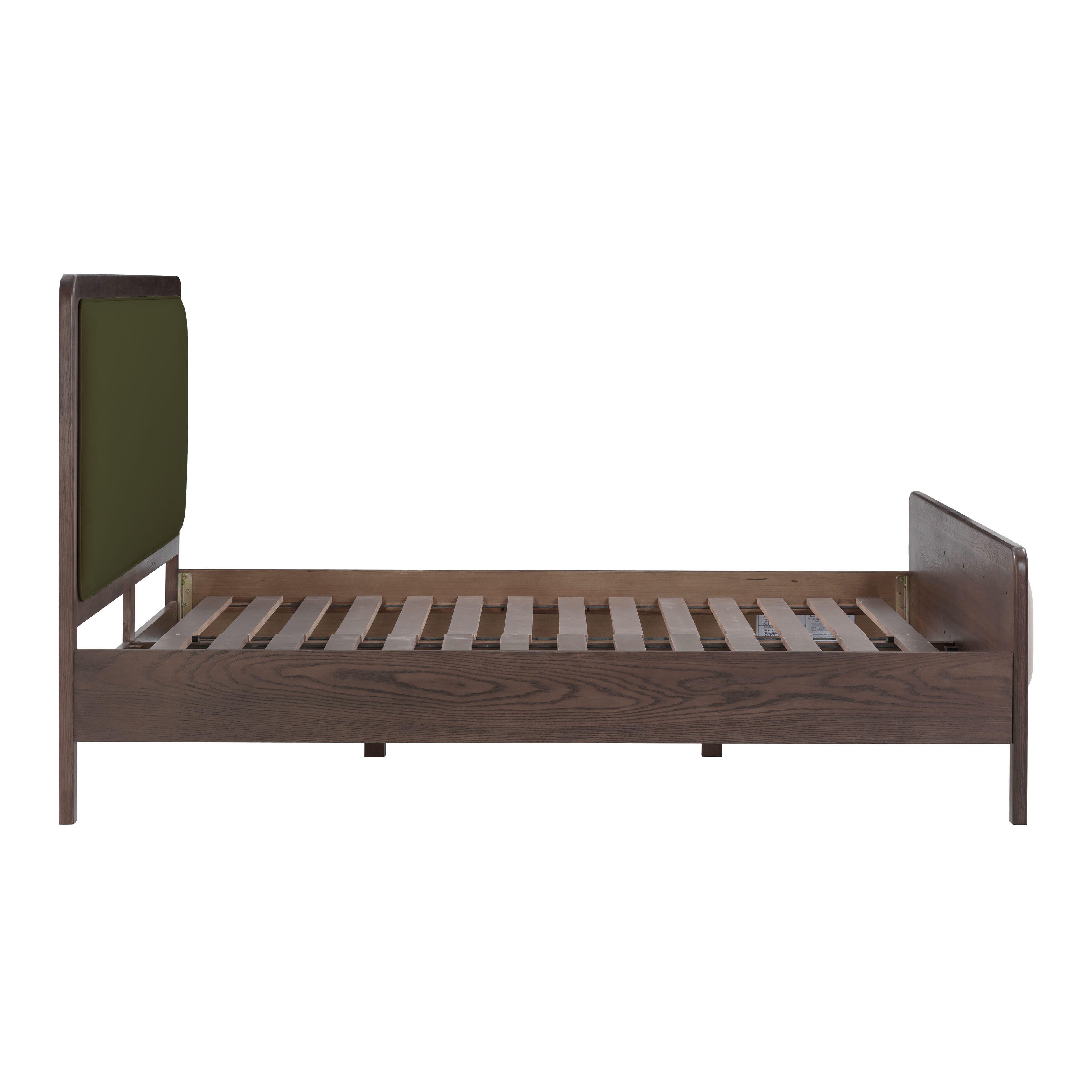 TOV Furniture Hella Queen Panel Bed, Forest Green, large