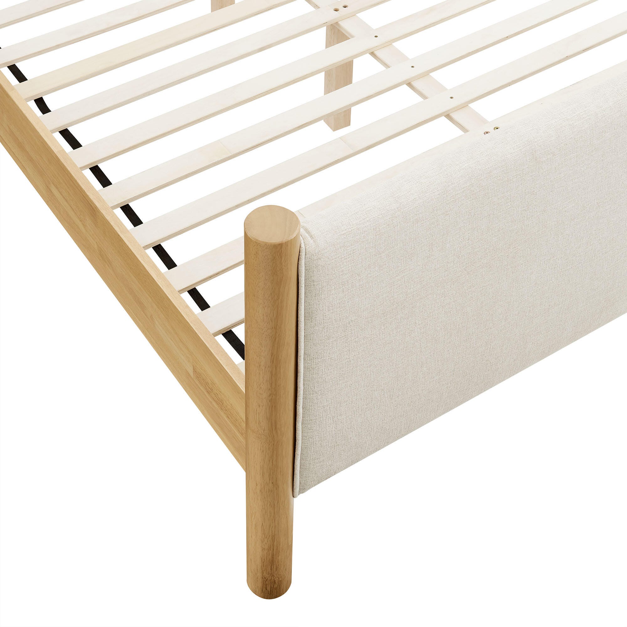 Modway Maven Full Platform Bed, Ivory/Oak, large
