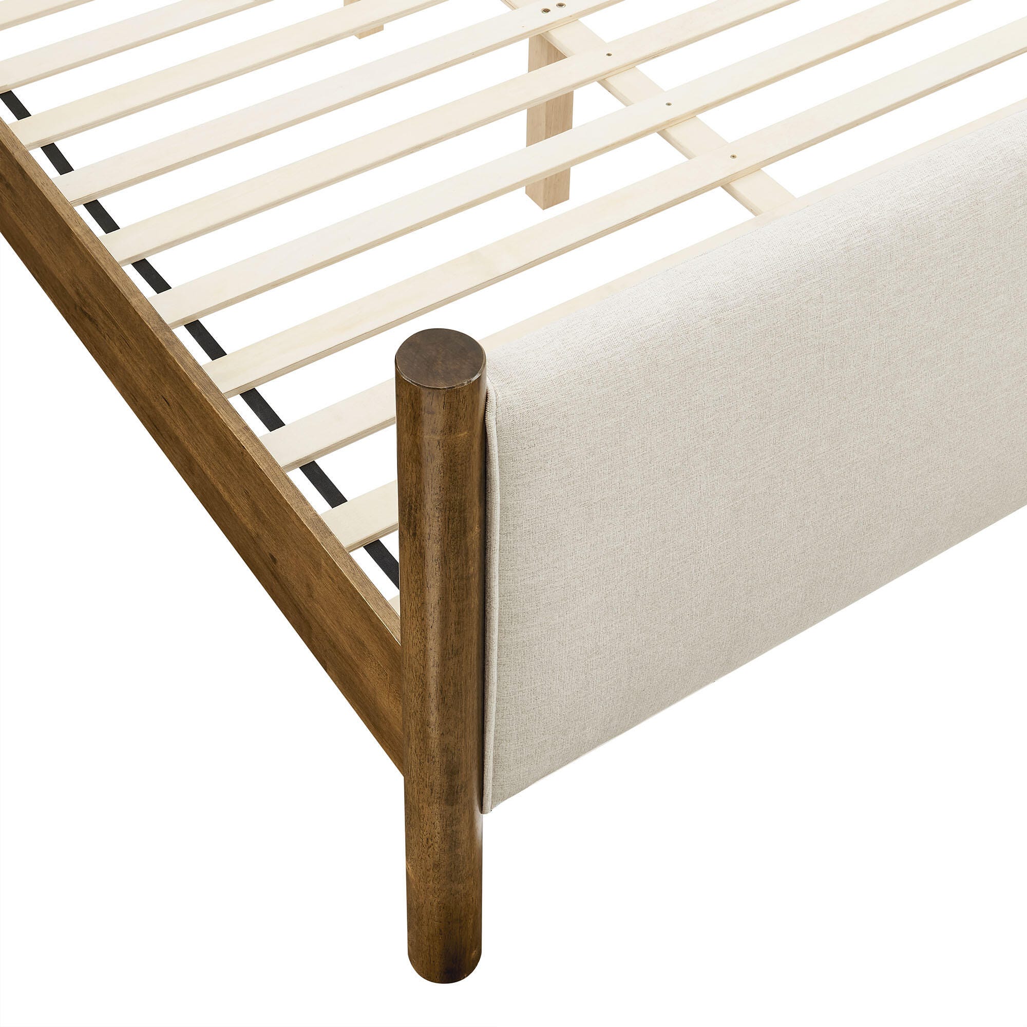 Modway Maven Full Platform Bed, Dark Brown/Ivory, large