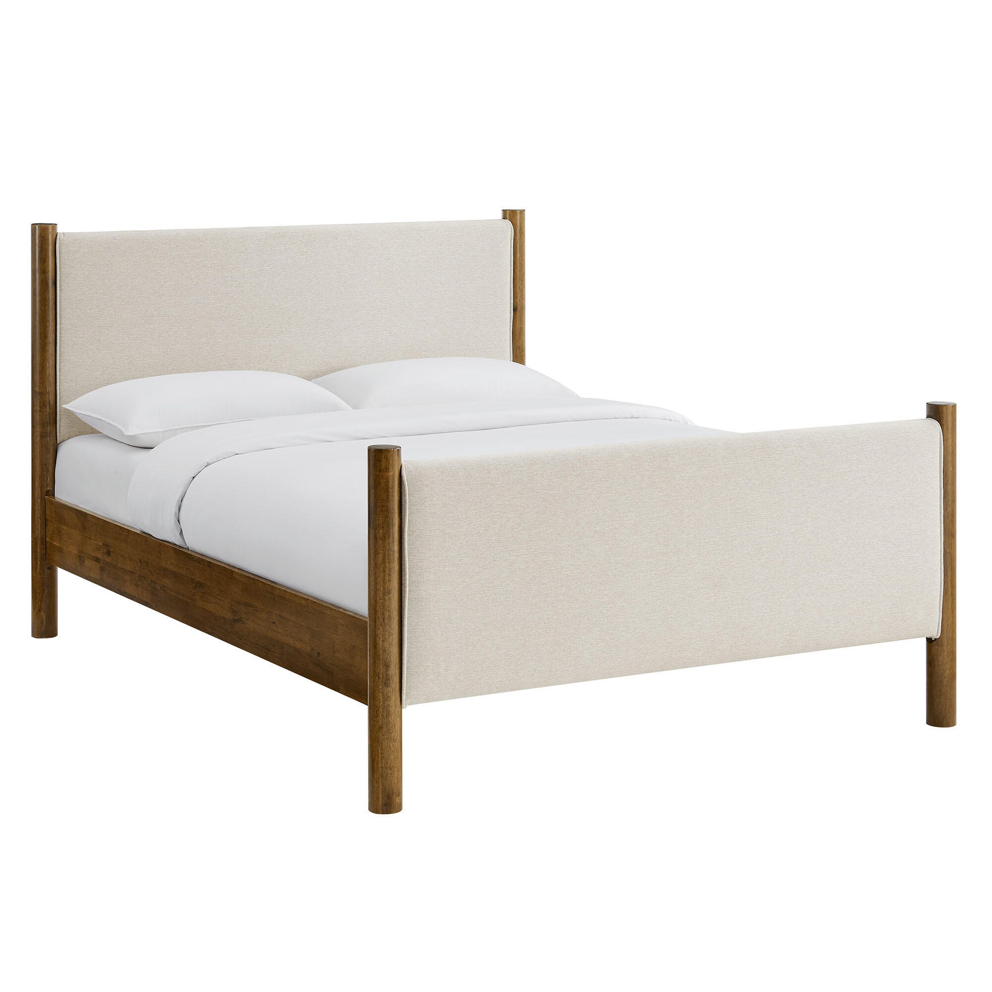 Modway Maven Full Platform Bed, Dark Brown/Ivory, large