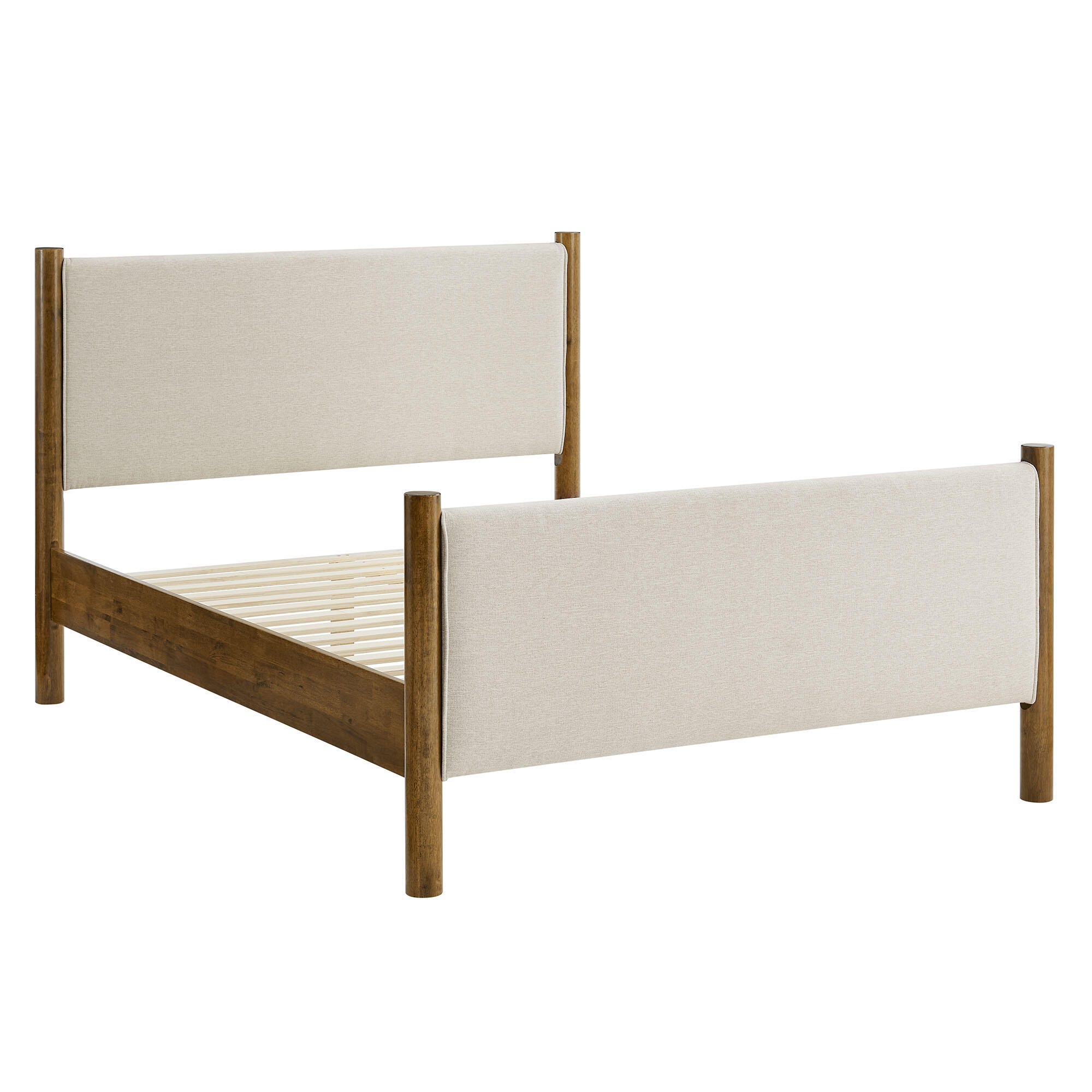 Modway Maven Full Platform Bed, Dark Brown/Ivory, large