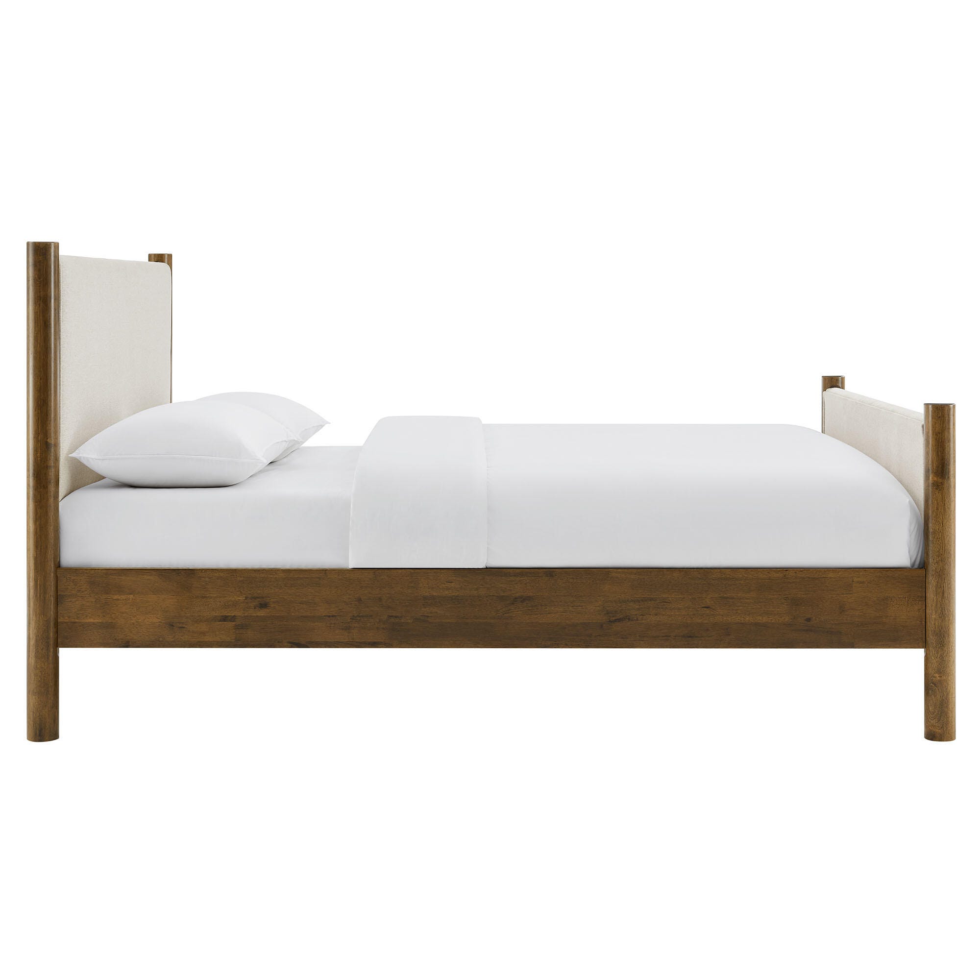 Modway Maven Full Platform Bed, Dark Brown/Ivory, large