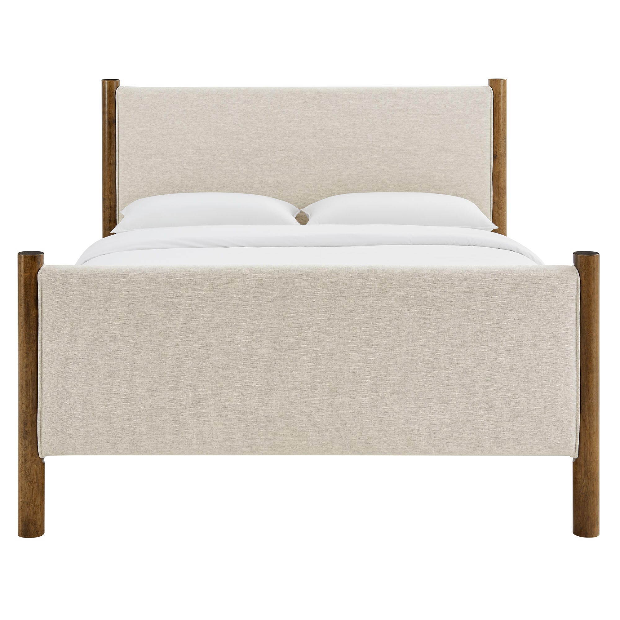 Modway Maven Full Platform Bed, Dark Brown/Ivory, large