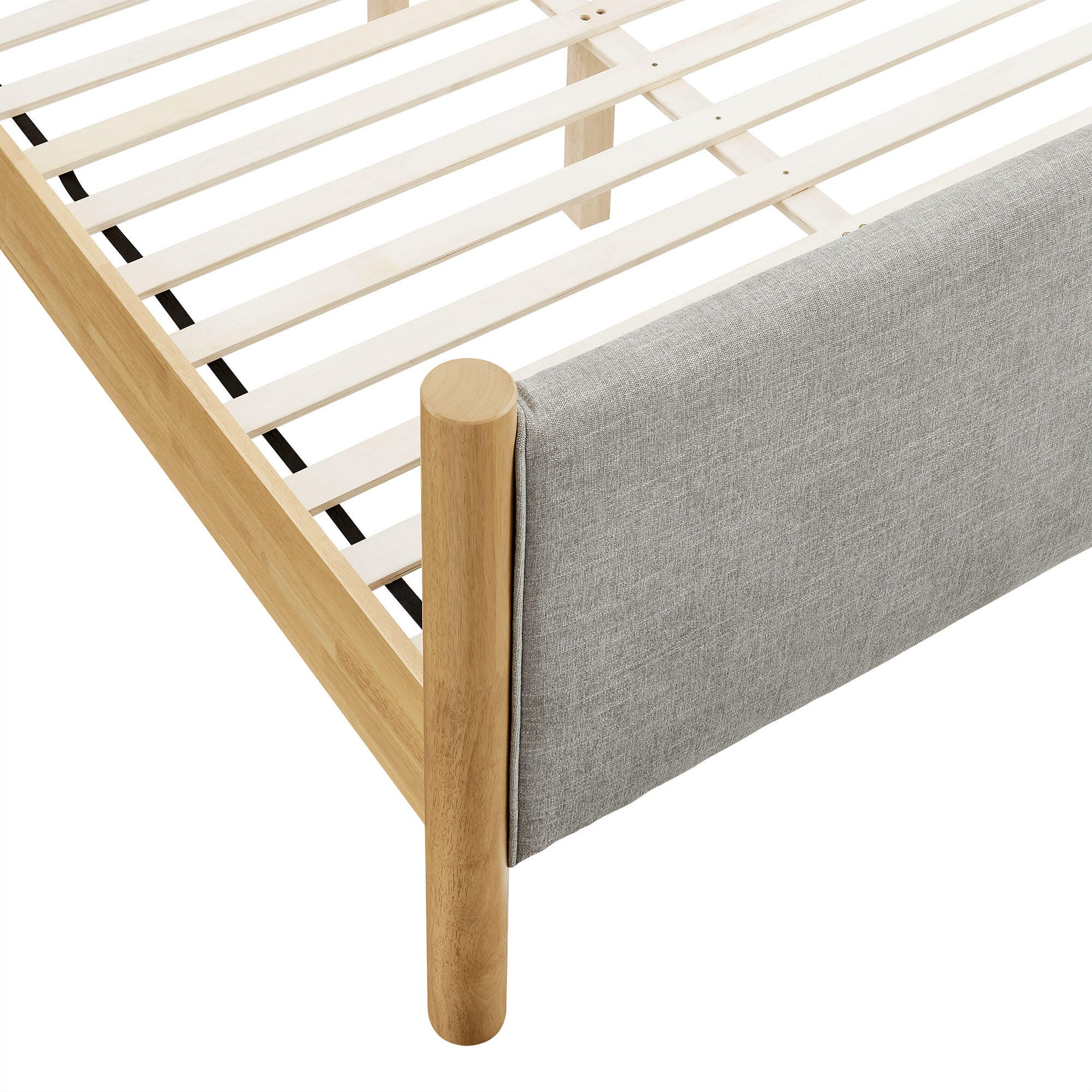 Modway Maven Full Platform Bed, Gray/Oak, large