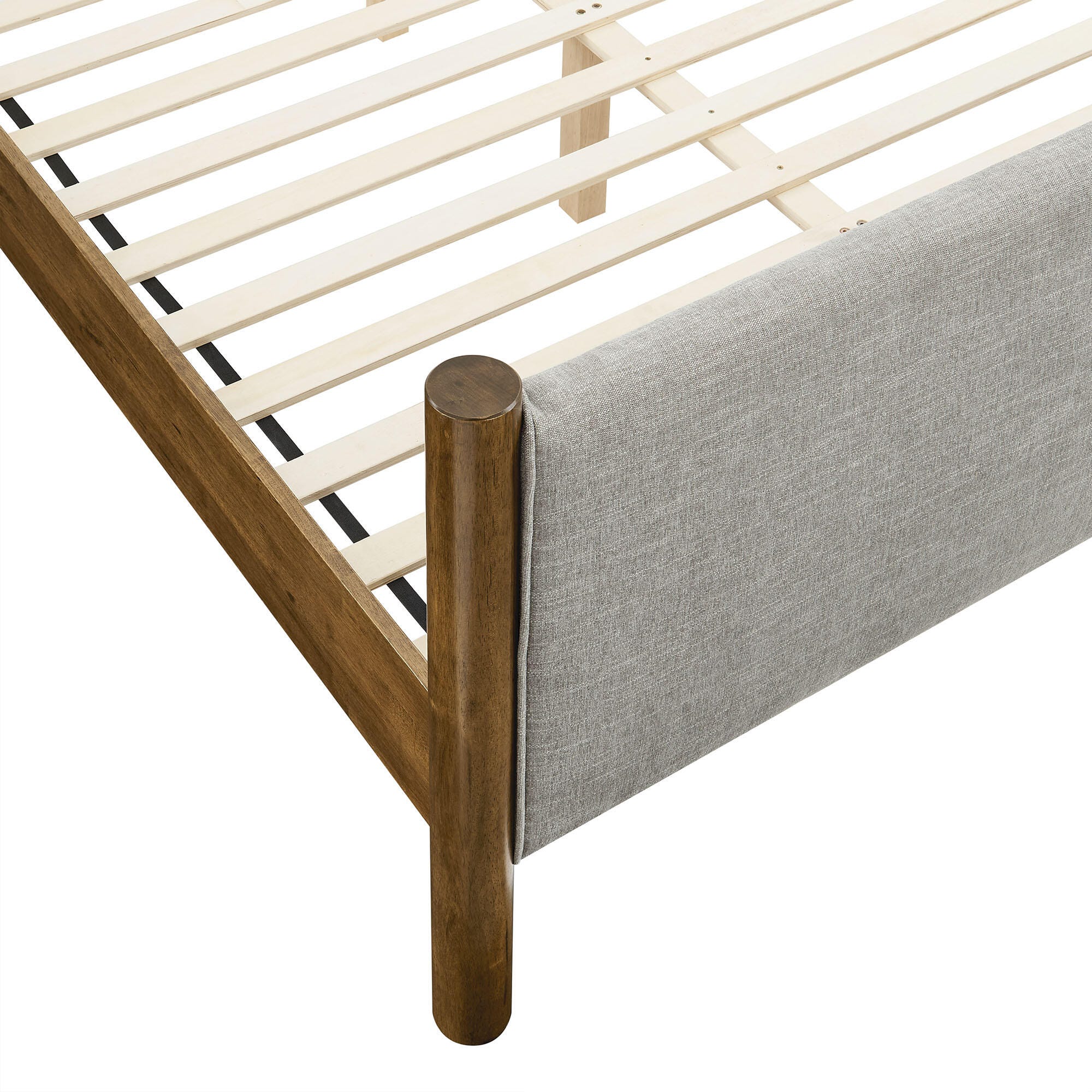 Modway Maven Full Platform Bed, Wheat Walnut/Brown, large