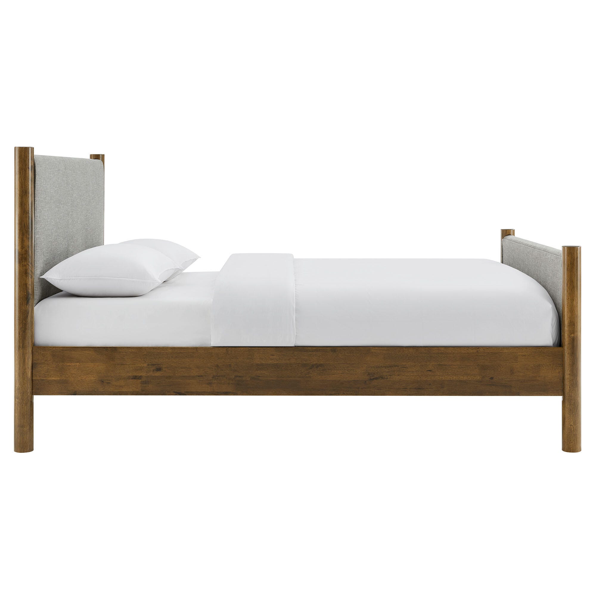 Modway Maven Full Platform Bed, Wheat Walnut/Brown, large