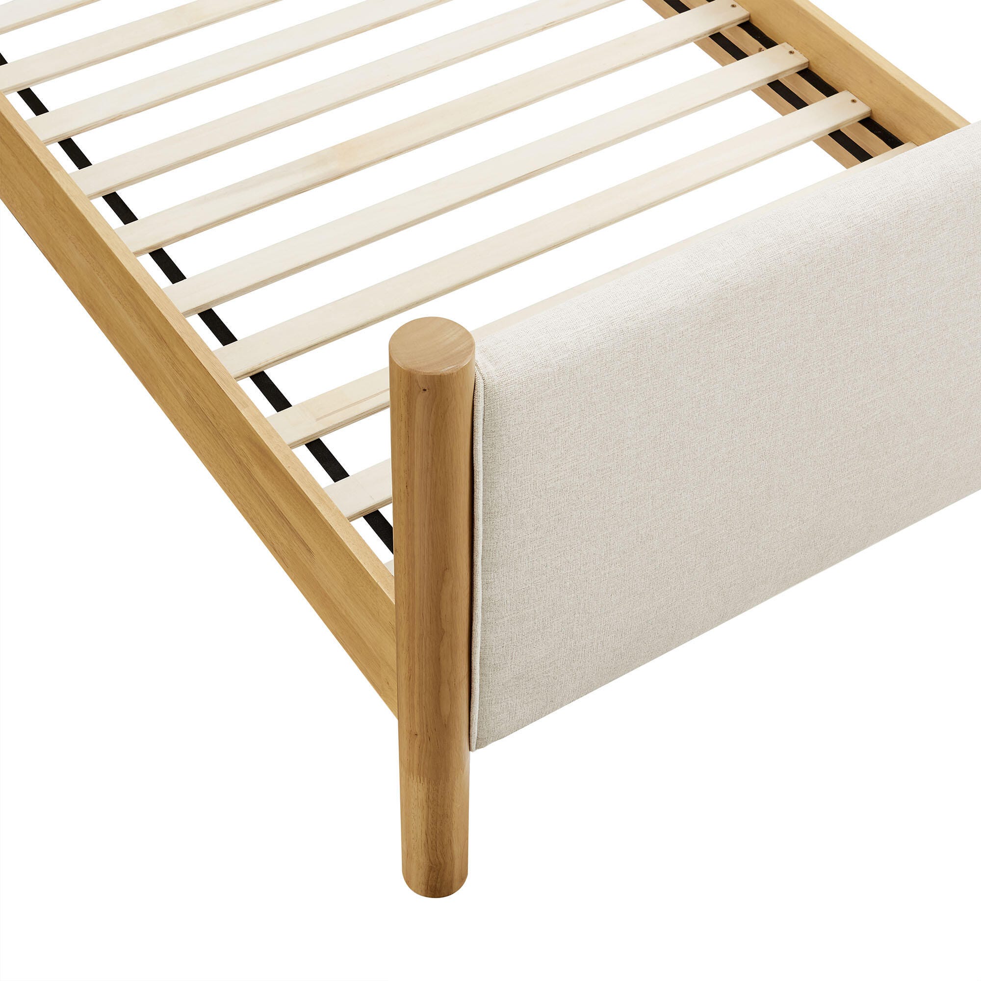 Modway Maven Twin Platform Bed, Ivory/Oak, large