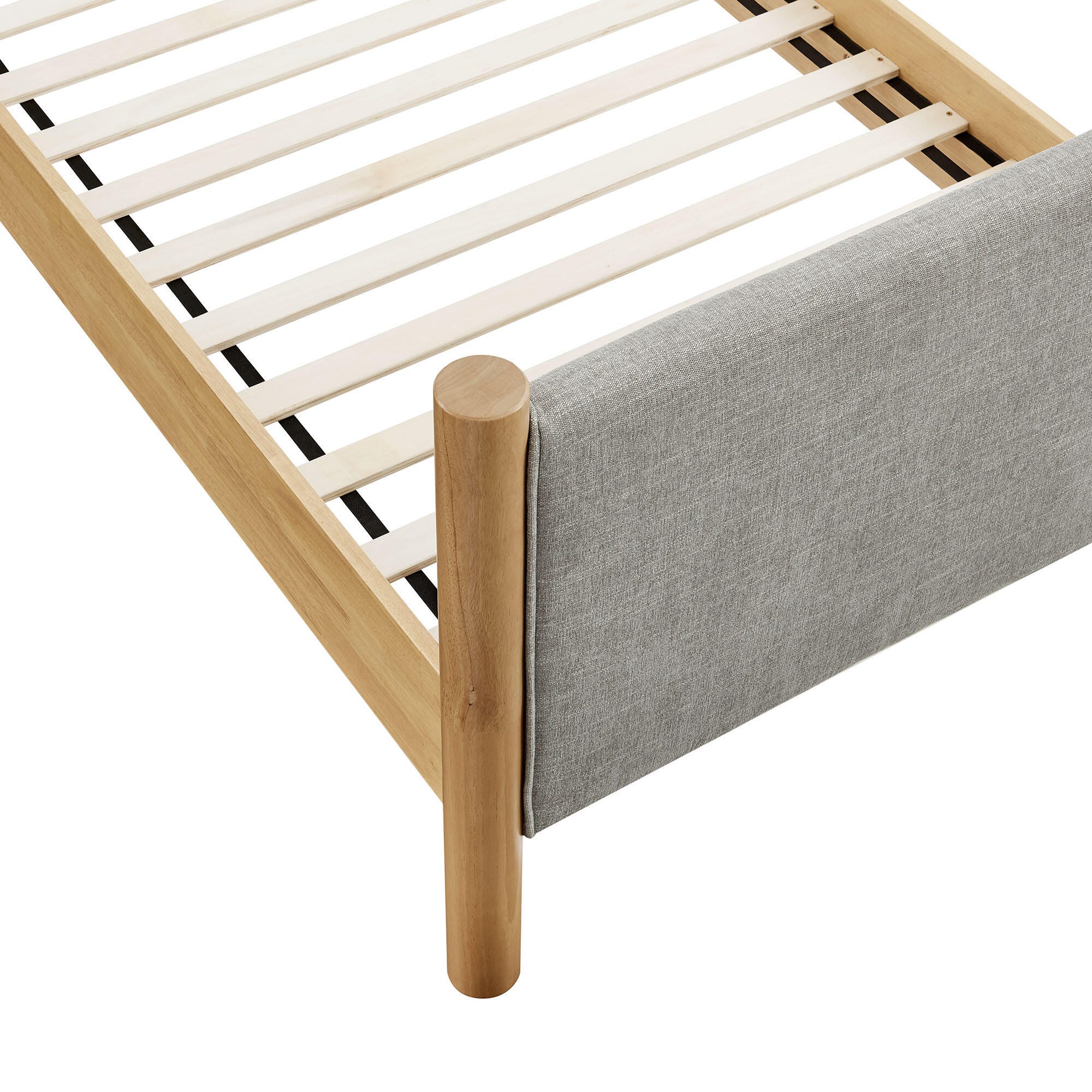 Modway Maven Twin Platform Bed, Gray/Oak, large