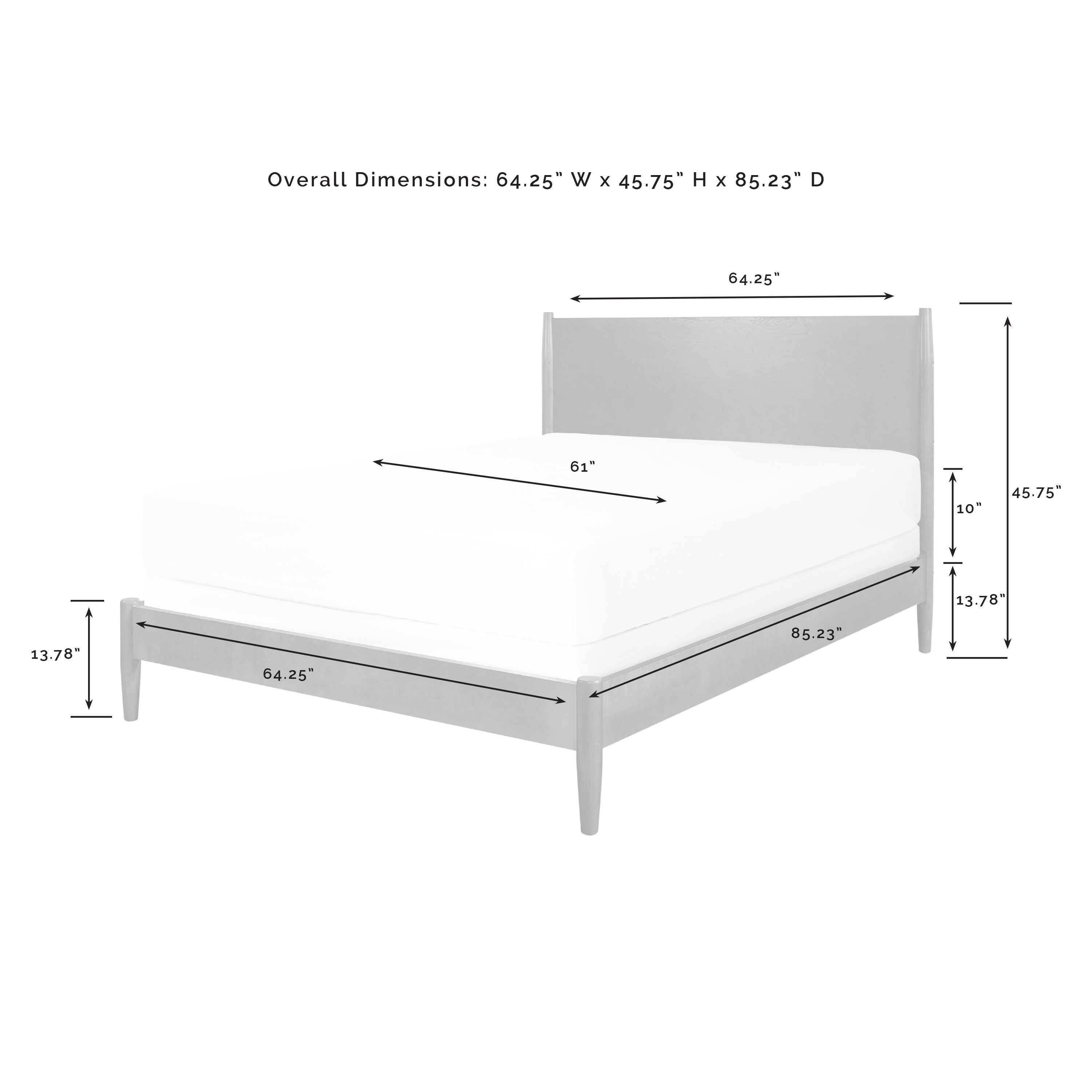 Crosley Furniture Landon Queen Platform Bed, , large