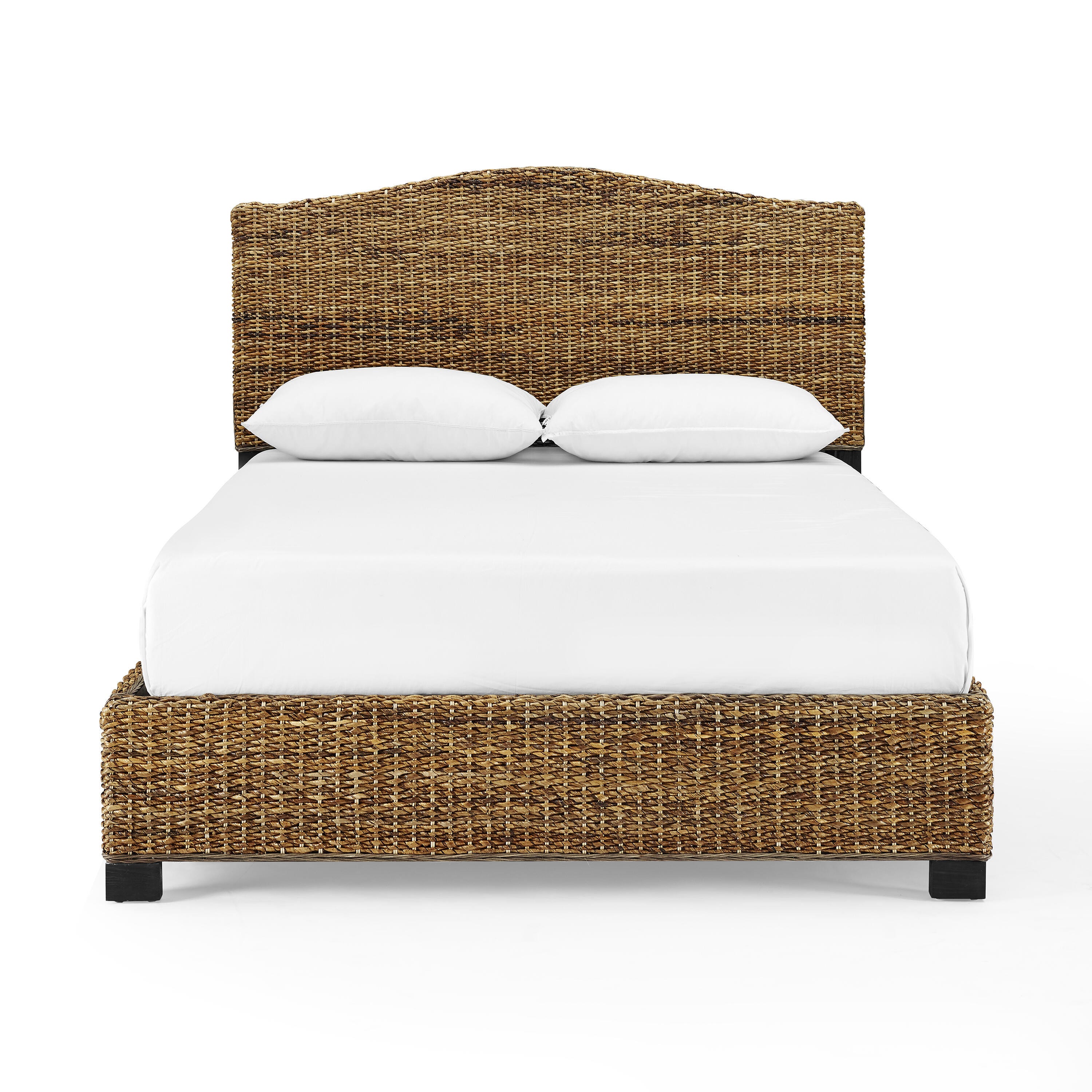 Crosley Furniture Serena King Platform Bed, Brown, large