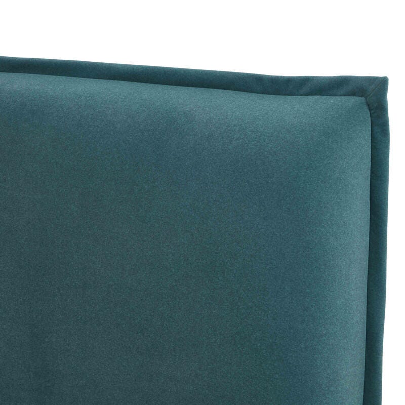 TOV Furniture Mel King Upholstered Bed, Teal, large