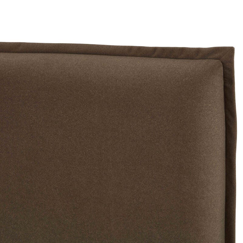TOV Furniture Mel Queen Upholstered Bed, Brown, large