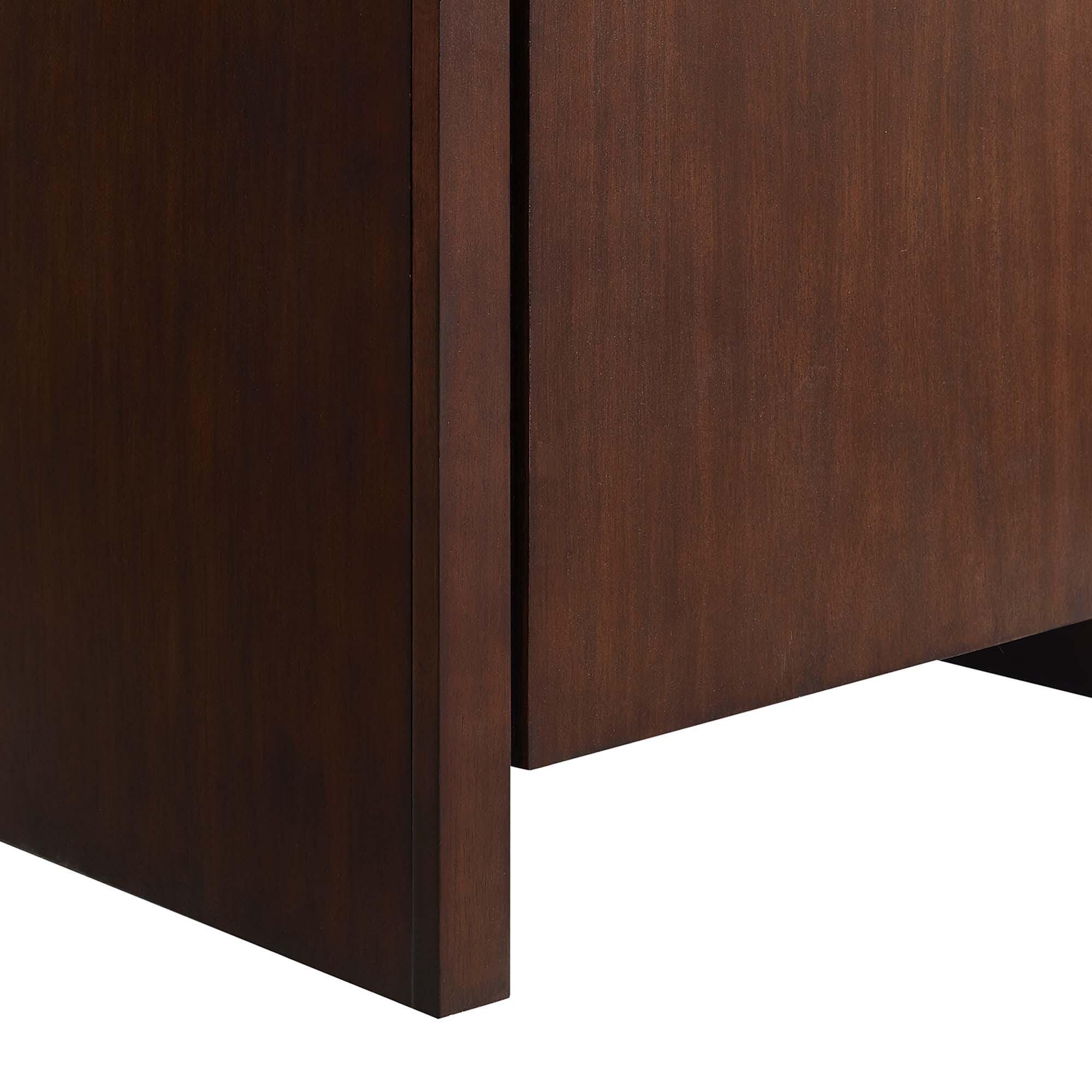 Modway Appia 24" Bathroom Vanity, Walnut/Black, large