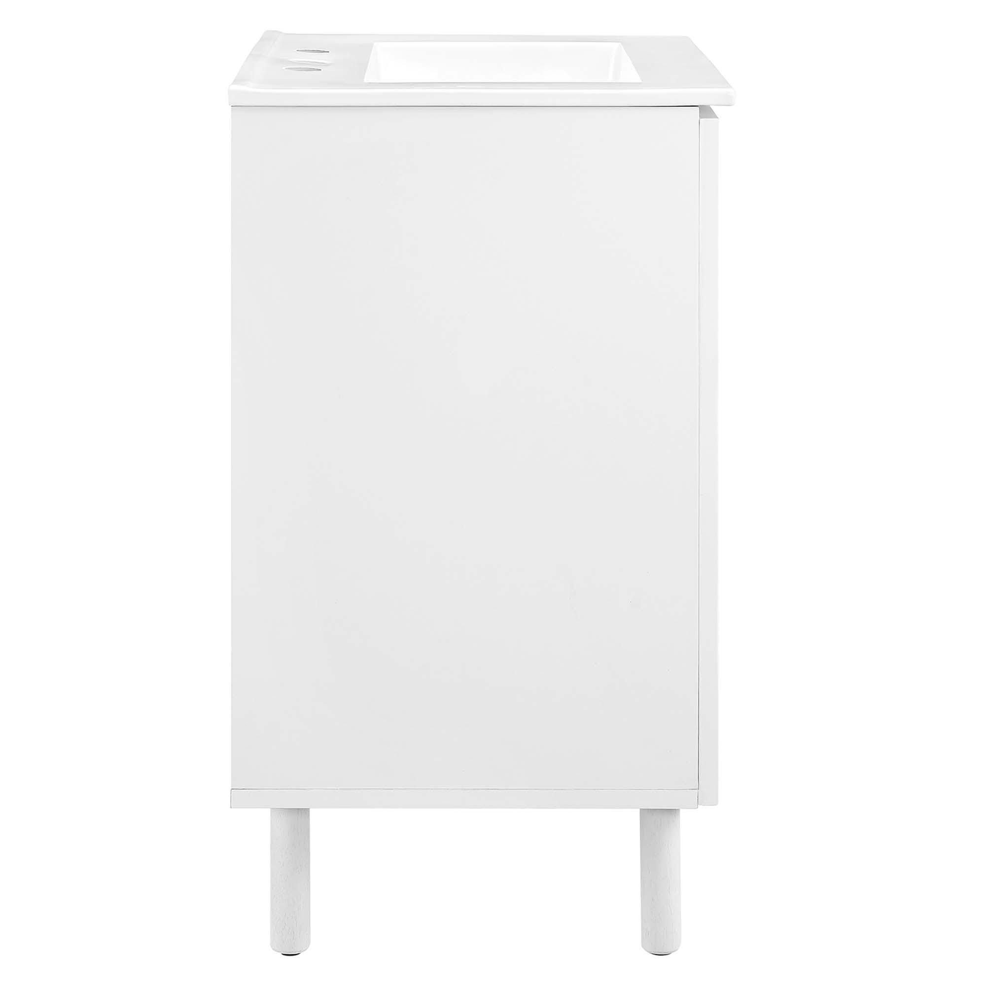 Modway Calla 25" Bathroom Vanity, White, large