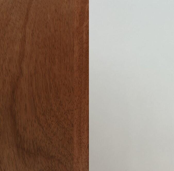 Swatch color Walnut/White , product with this swatch is currently selected